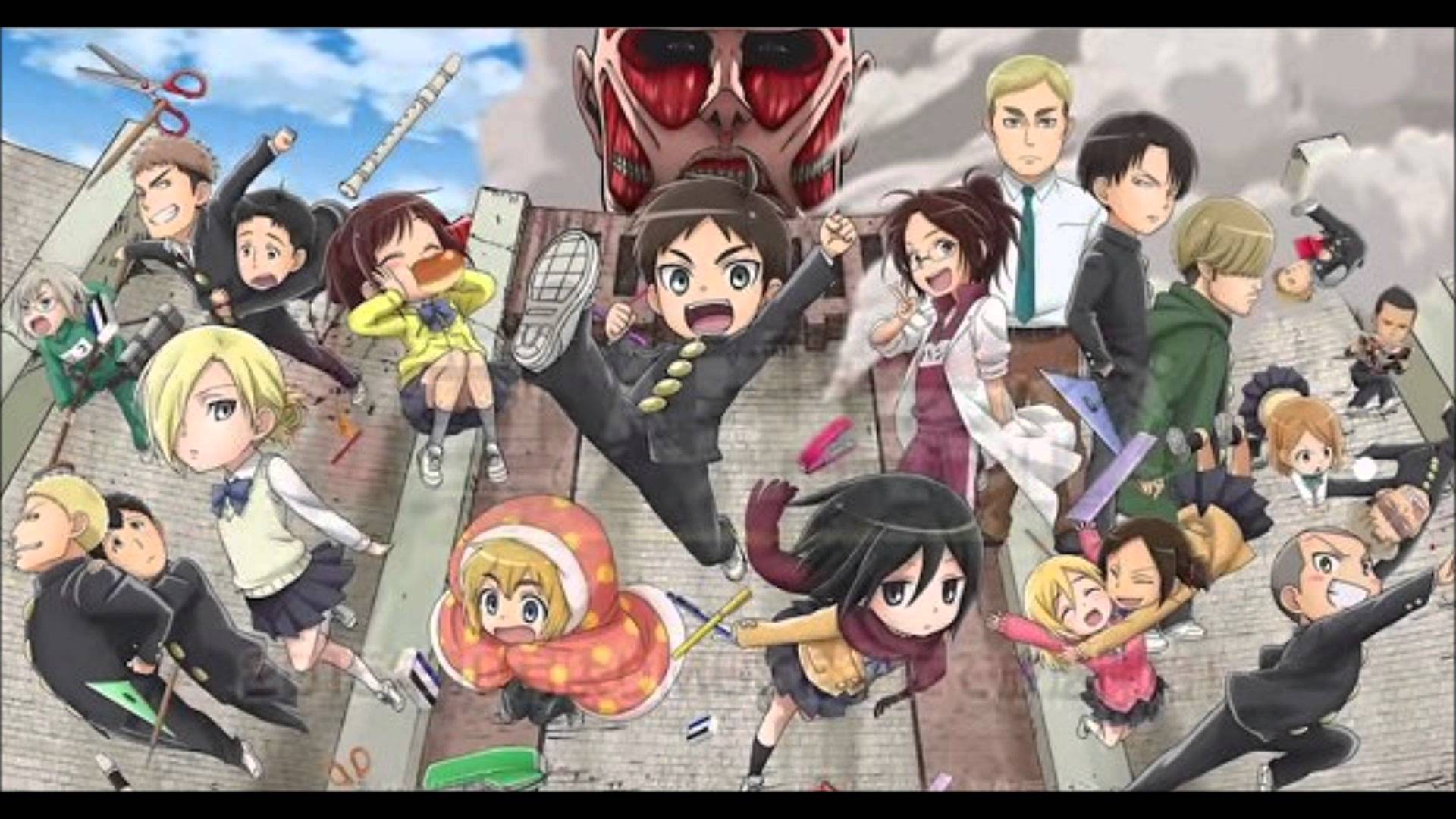 Attack on Titan: Junior High wa Hanabi no you ni