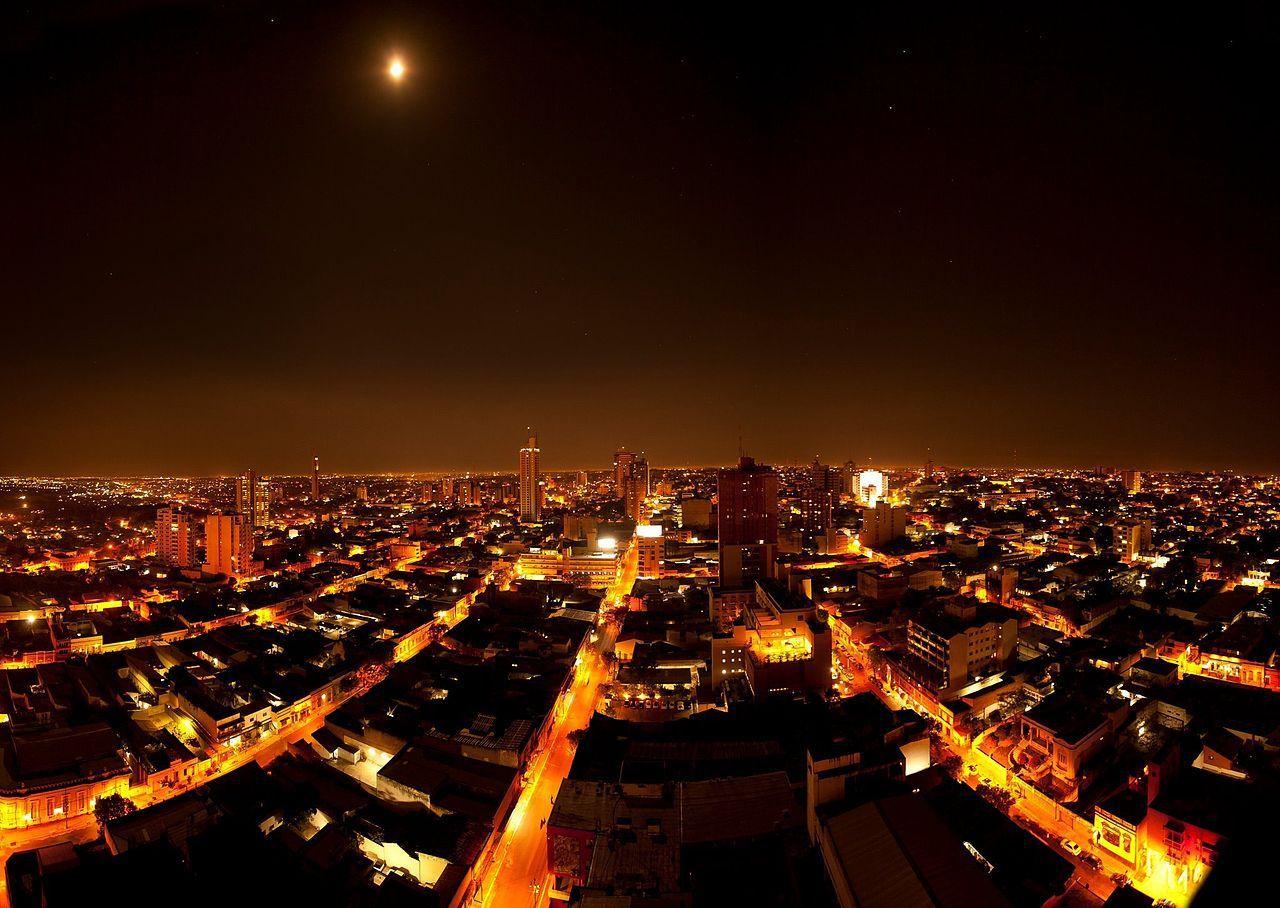 Asunción at nightón City Picture
