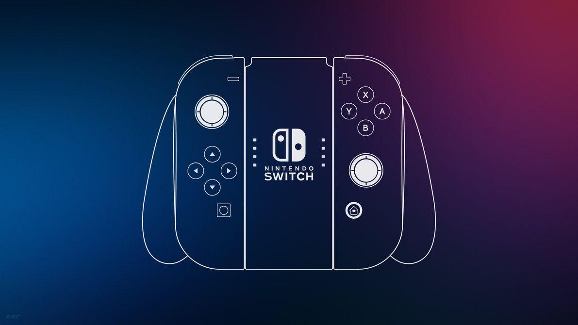 Nintendo Switch Controller Wallpaper by ljdesigner. Nintendo