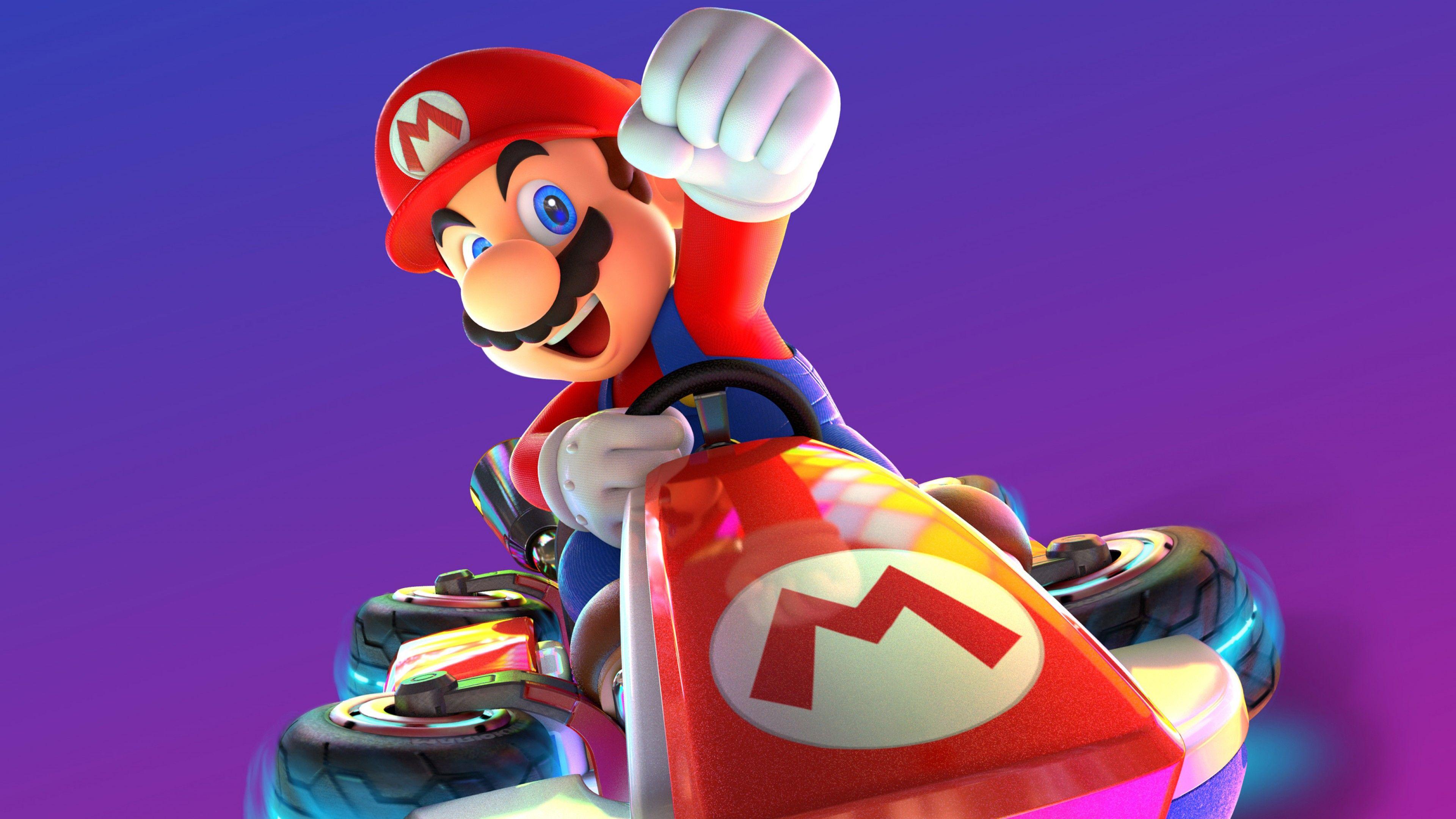 Wallpaper Mario Kart Nintendo Switch, Games