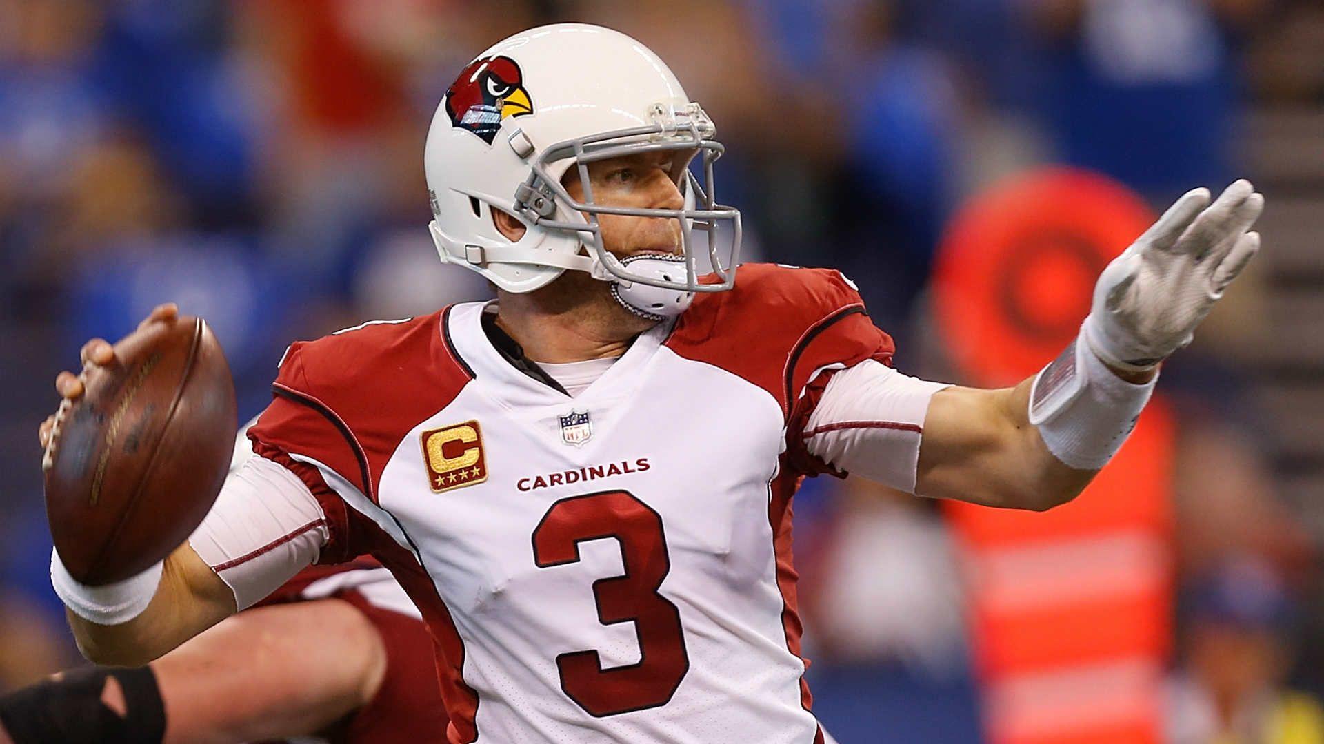 Carson Palmer arrives for Monday night game 'riding' a unicorn