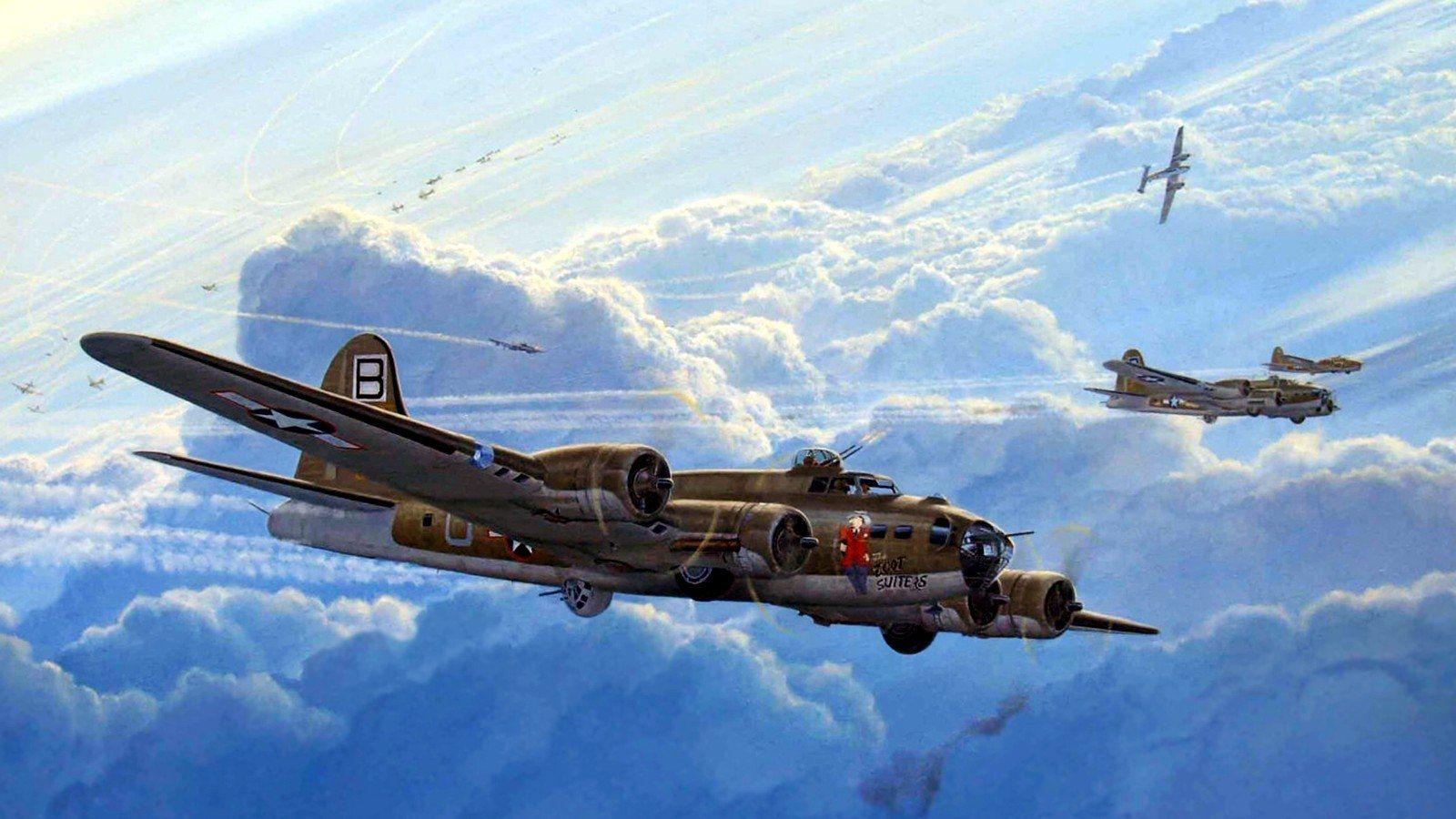 Boeing B 17 Flying Fortress HD Wallpaper