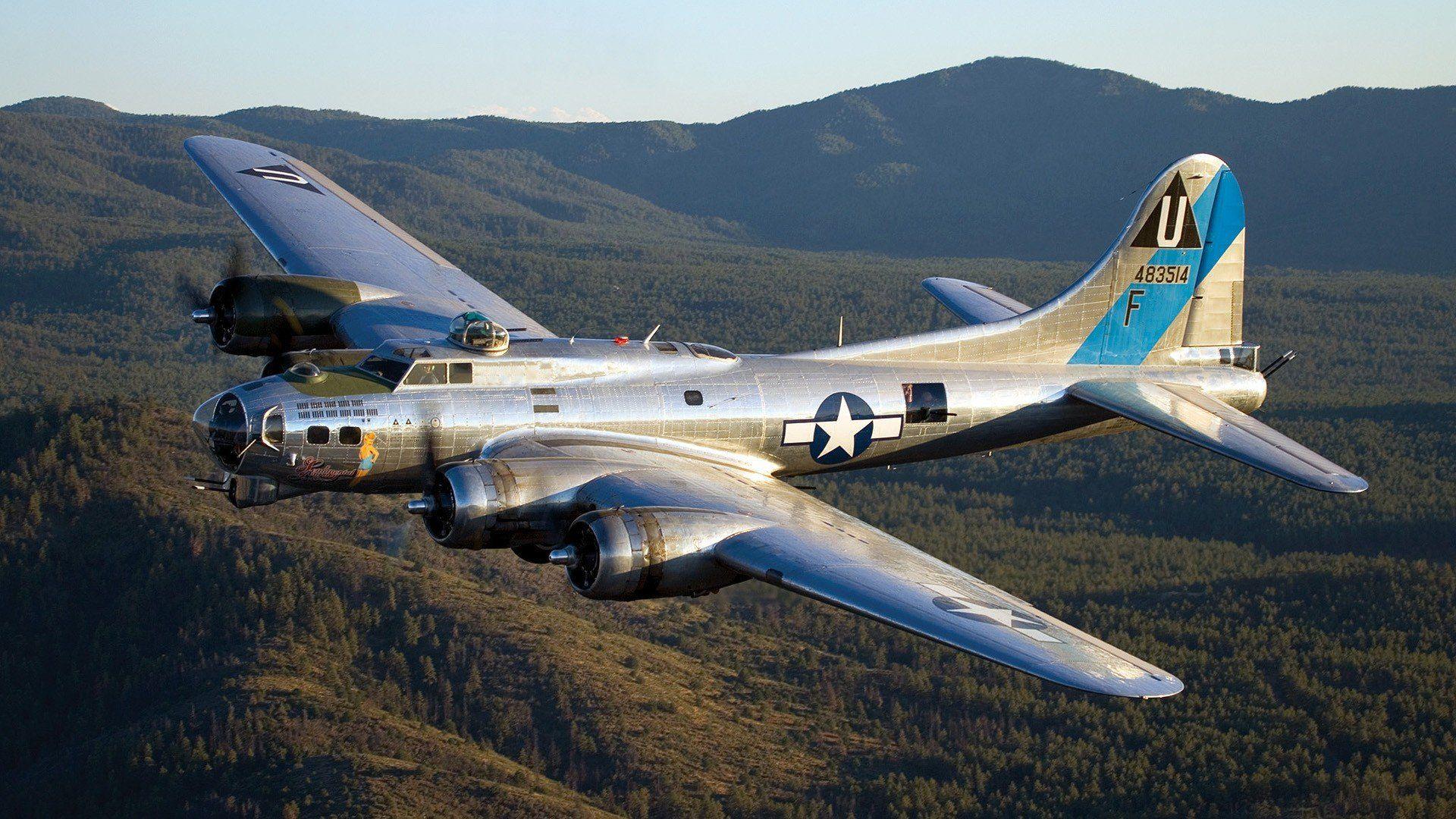 Airplanes Warbird B 17 Flying Fortress Wallpaperx1080