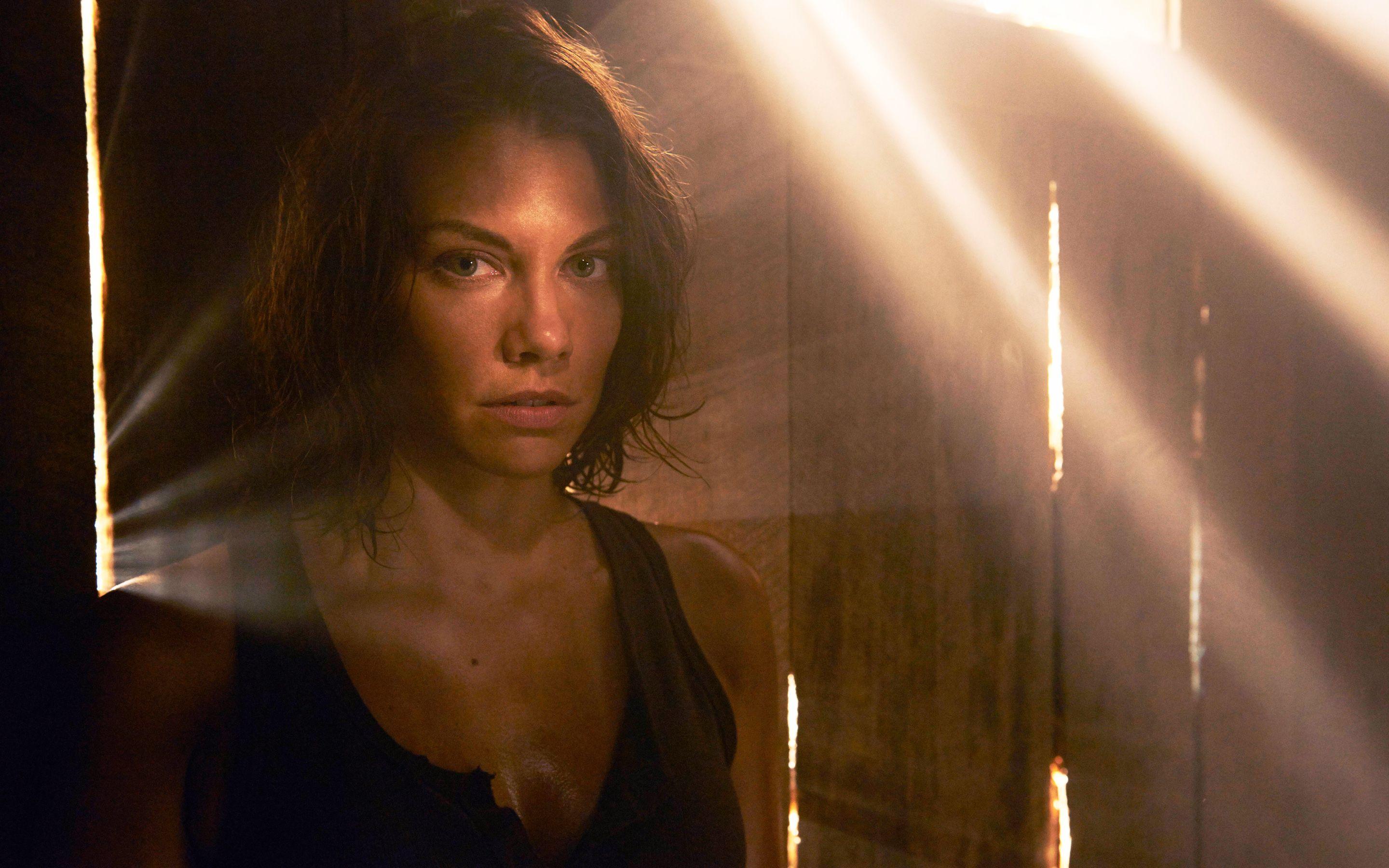 Lauren Cohan in Walking Dead Season 5 Wallpaper