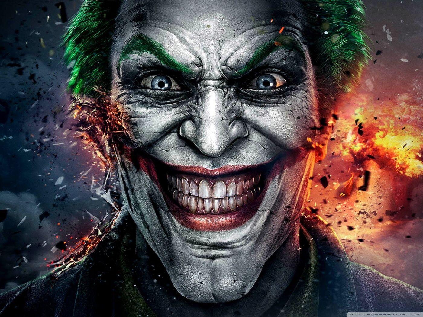 Injustice God Among Us Joker Face ❤ 4K HD Desktop Wallpaper for 4K