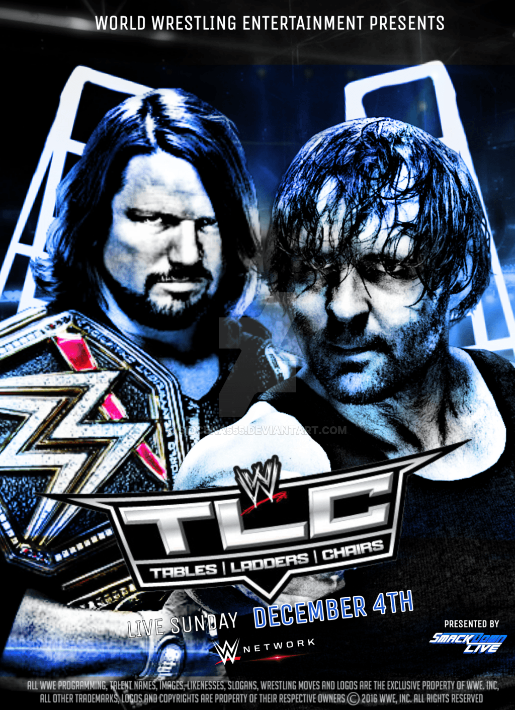 WWE TLC 2016 Poster