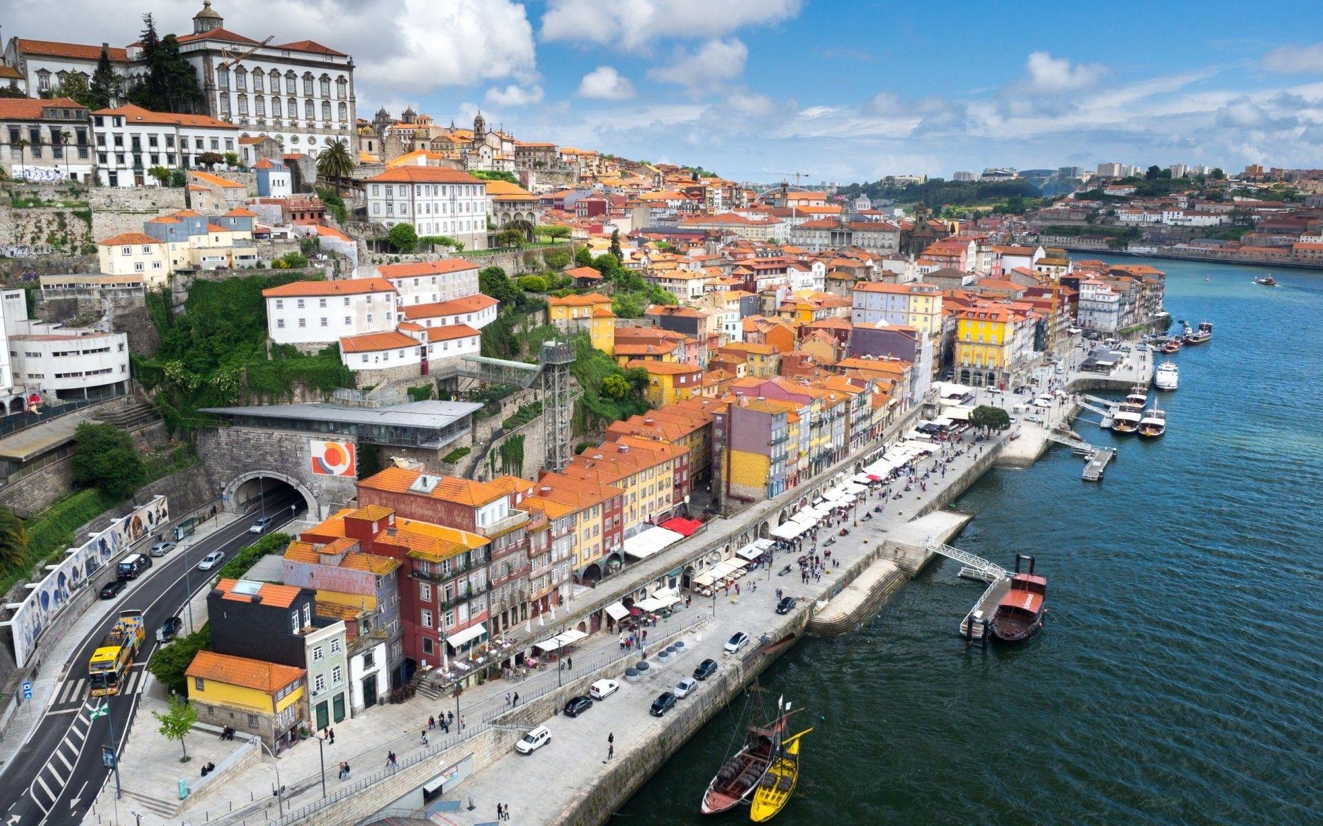 Douro River Porto Portugal wallpaper. Douro River Porto Portugal
