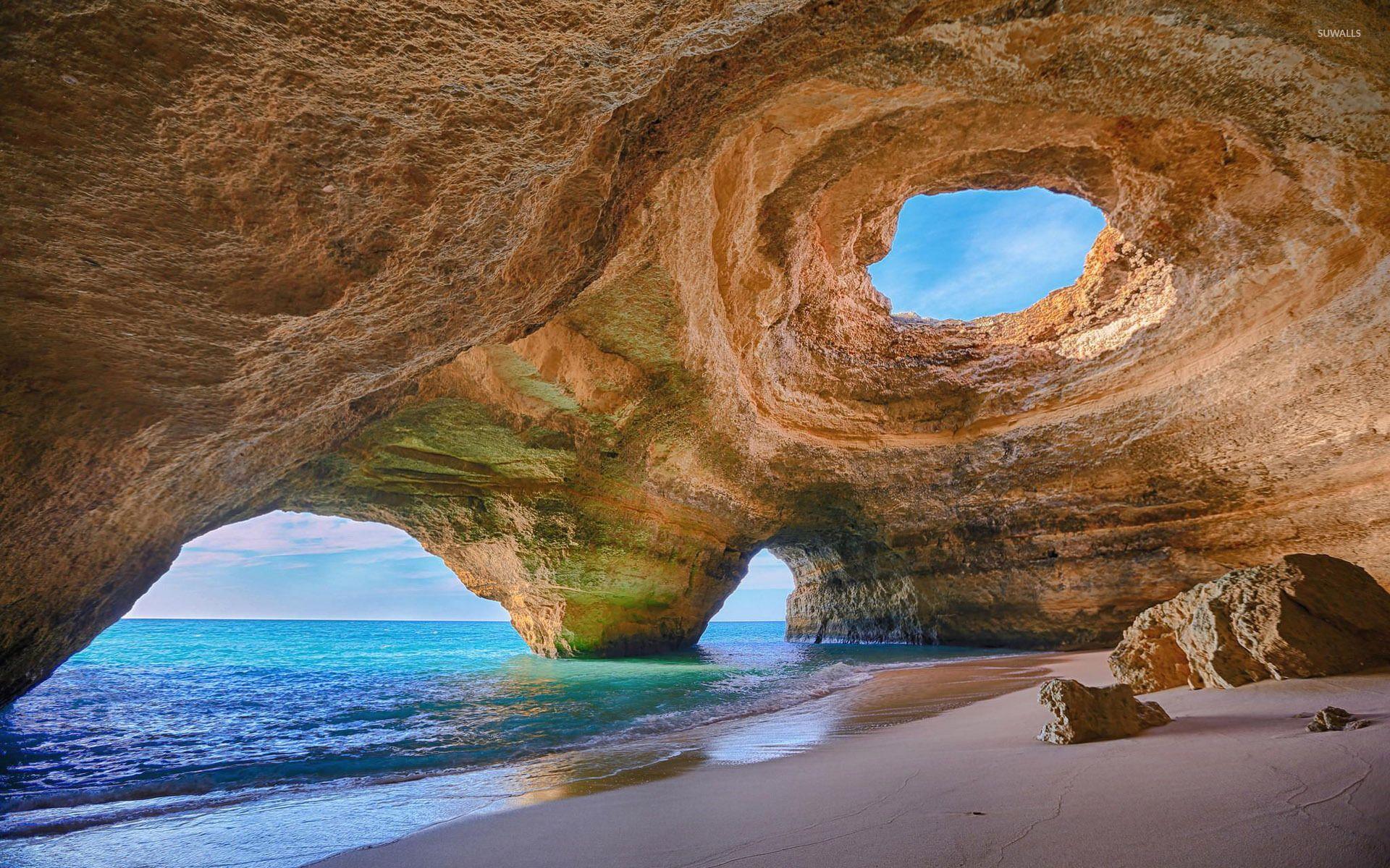 Algarve caves, Portugal wallpaper wallpaper