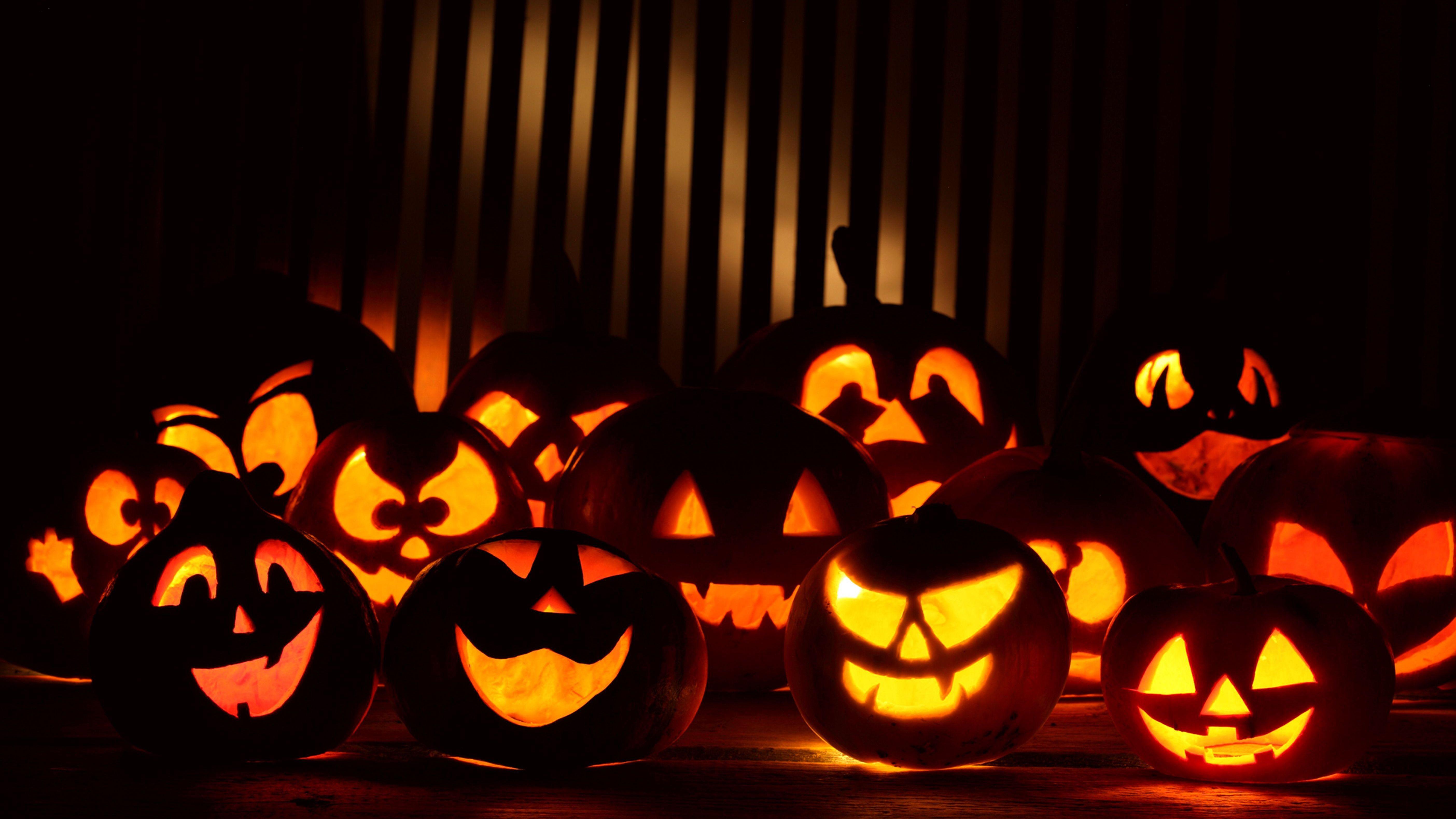 Wallpapers Pumpkins, Scary, Dark, HD, 5K, Celebrations / Halloween,