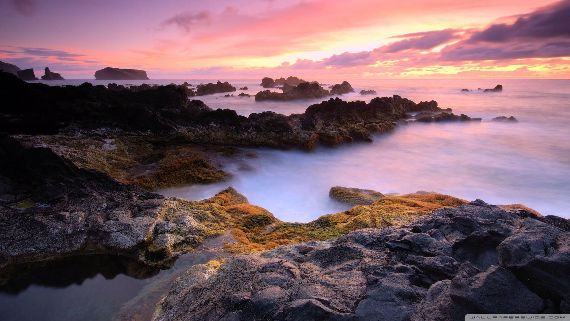 Azores Islands, Portugal, Atlantic Ocean HD desktop wallpaper