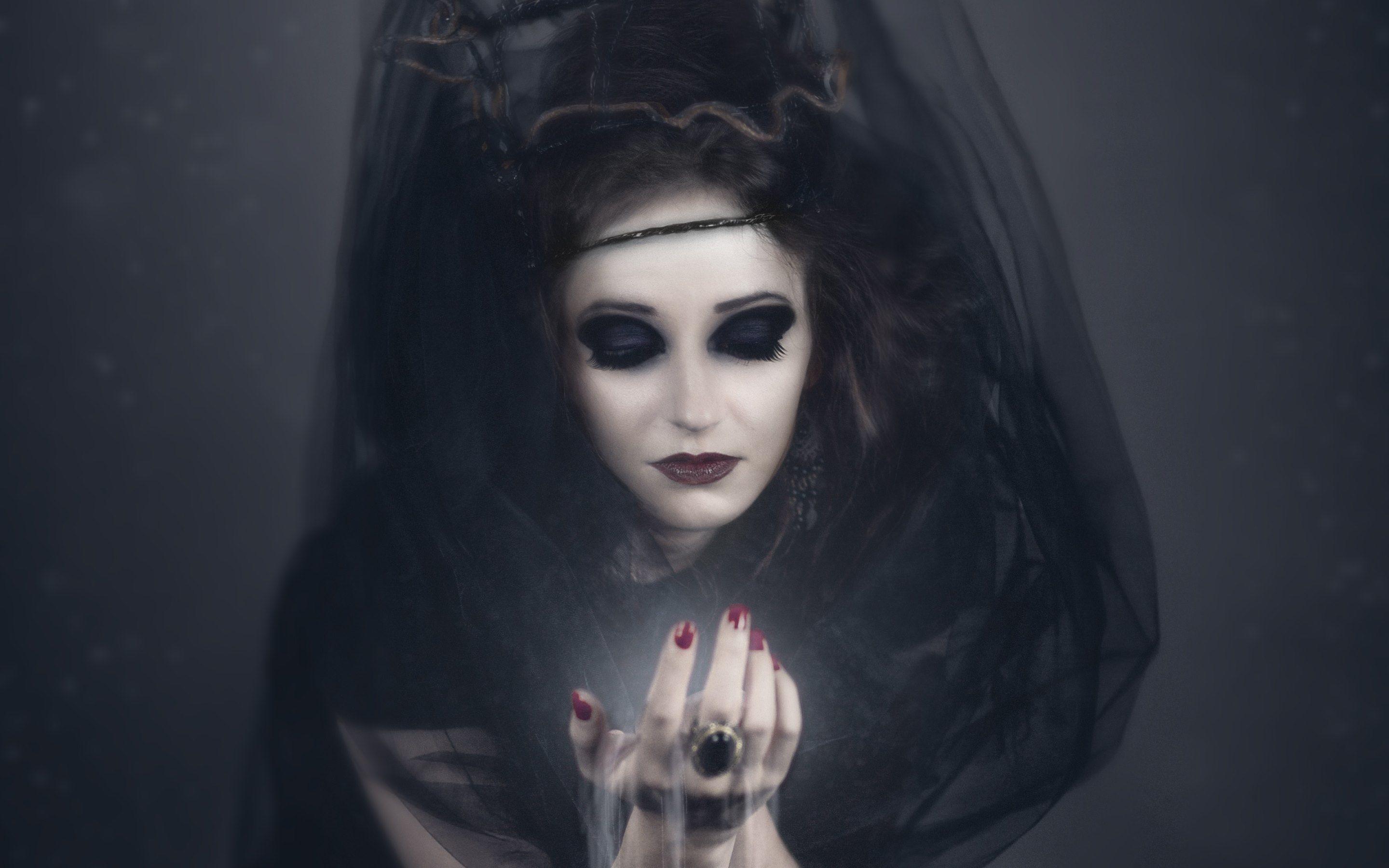 Witch. Vampire. Girl Halloween Costumes. HD Wallpaper · 4K