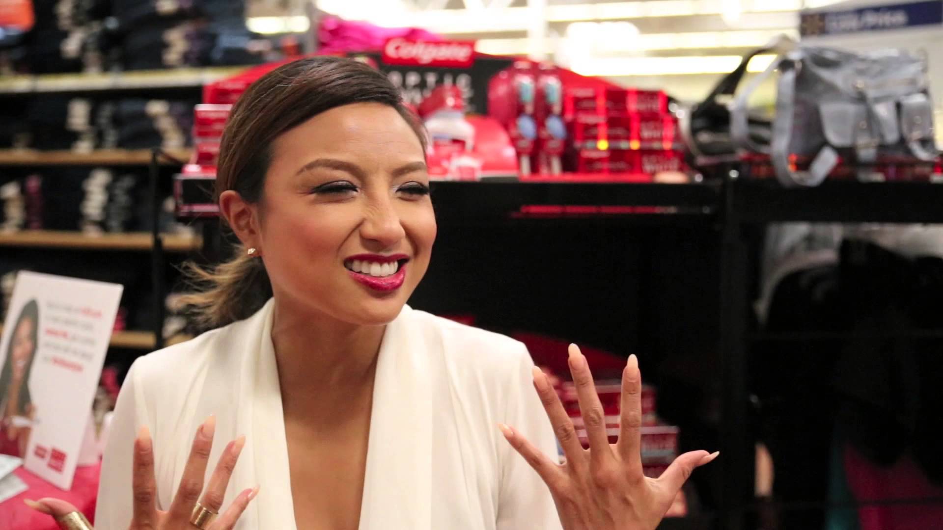 Jeannie Mai Makeover with Colgate Optic White