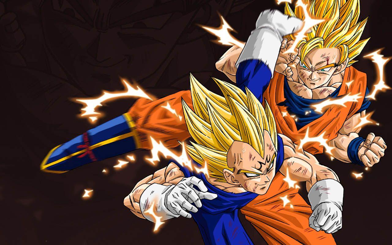 Majin Vegeta Fighting Son Goku 16 10