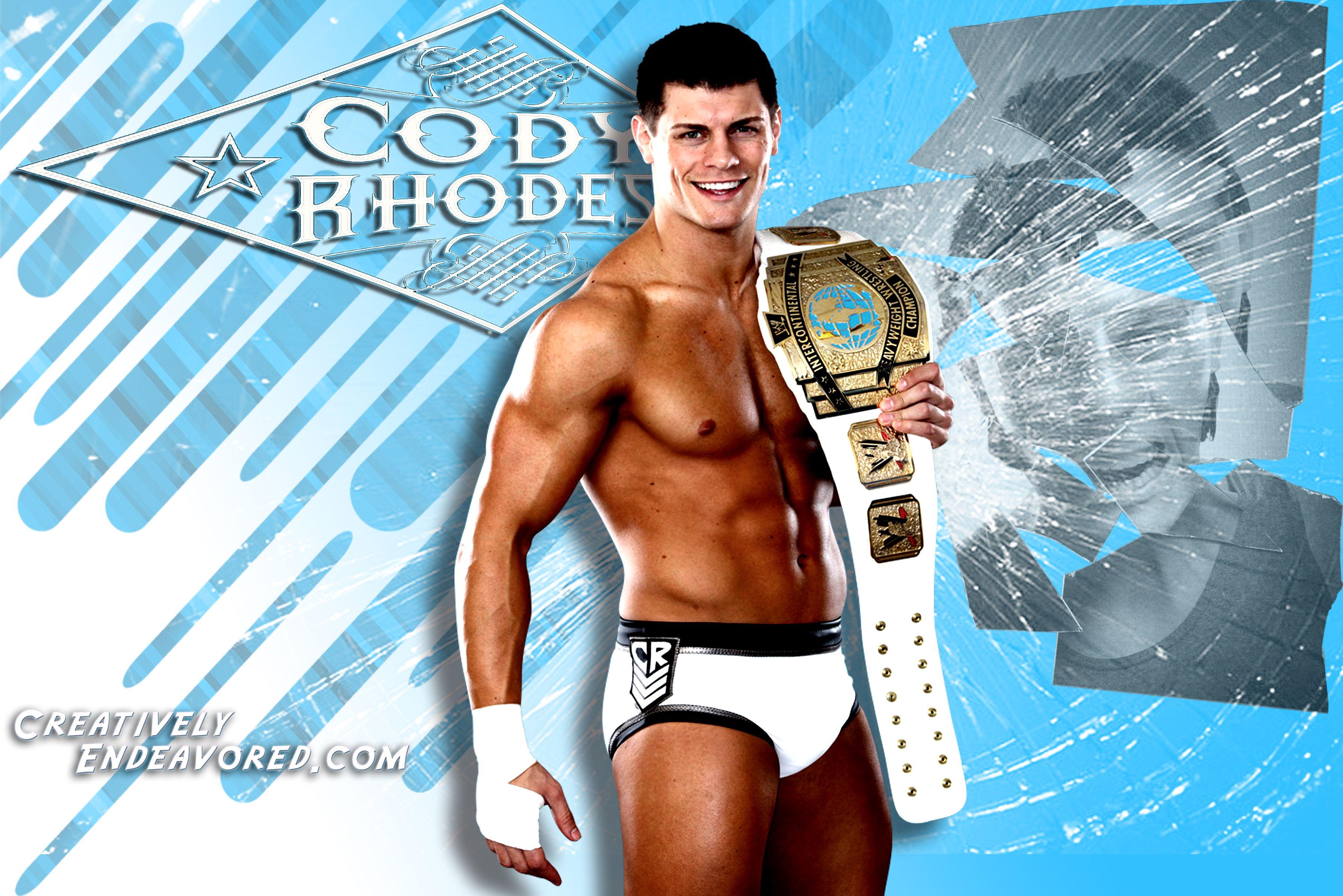 Wallpaper Wednesday: Cody Rhodes “Split Champion”. Hittin' The Canvas