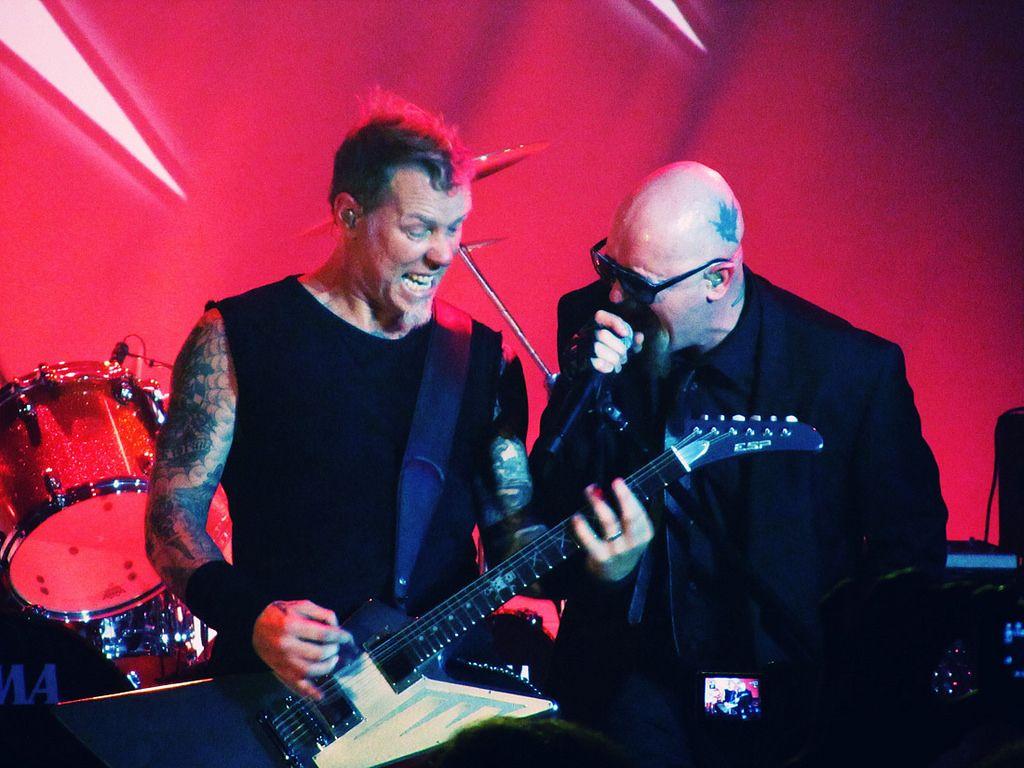 James Hetfield + Rob Halford. The reason I went to San Fran