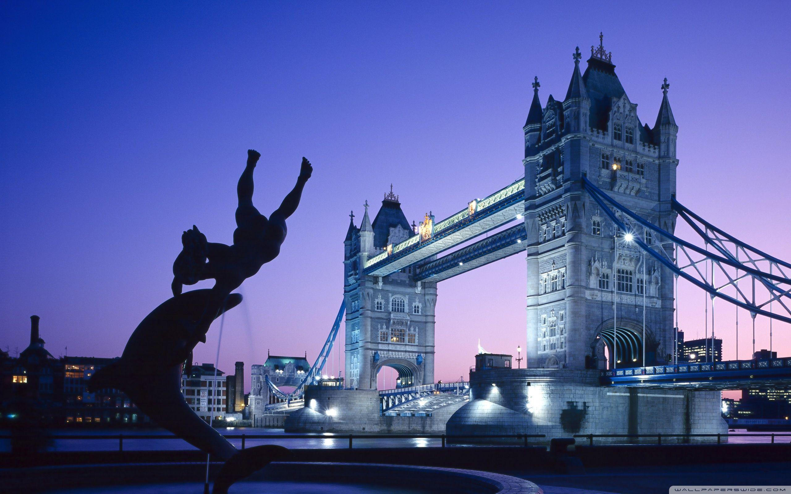 Tower Bridge, London, UK Ultra HD Desktop Background Wallpaper for: Tablet