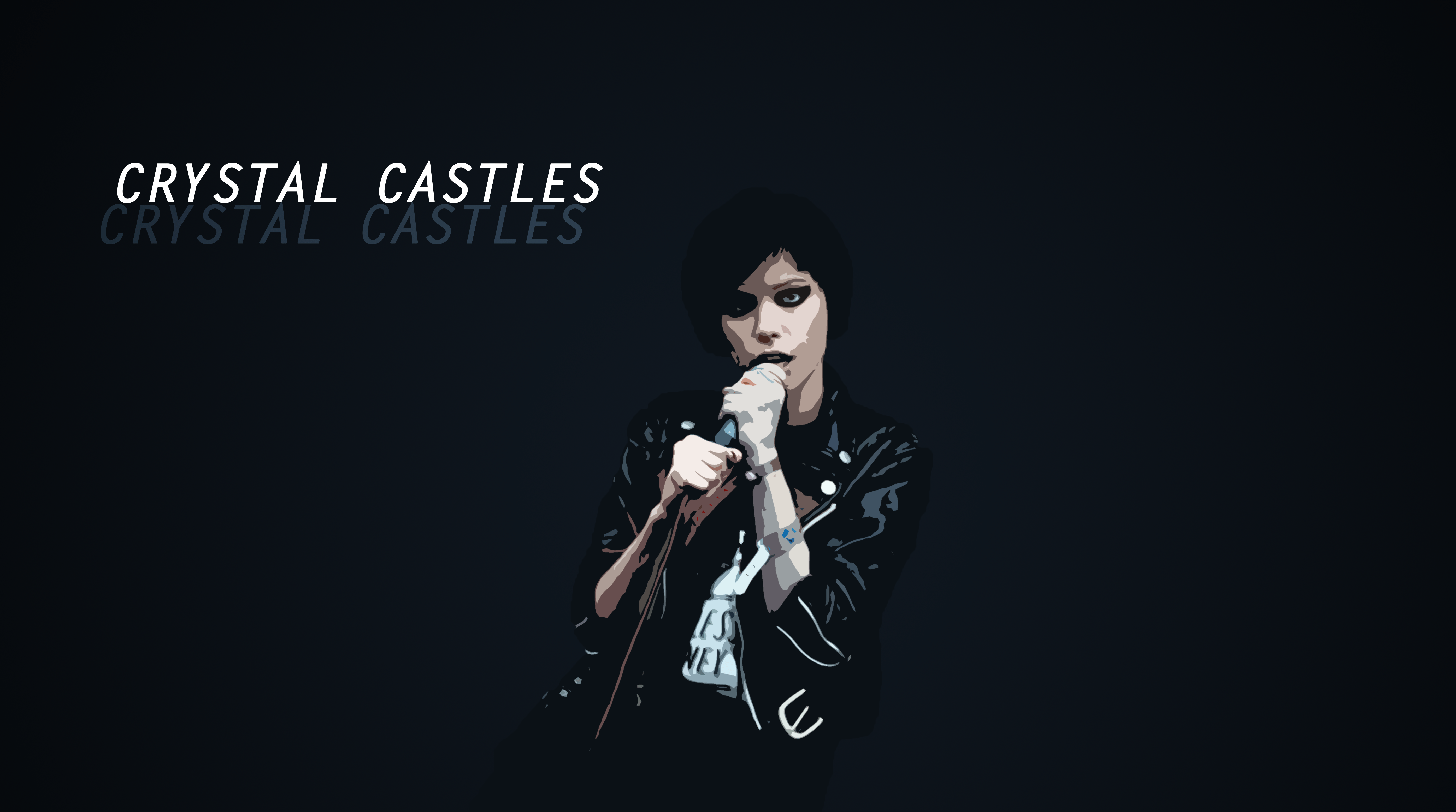 Crystal castles 1. Группа Crystal Castles обложка. Кристал кастлс Итан. Вокалистка Кристал кастлс. Crystal Castles обои.