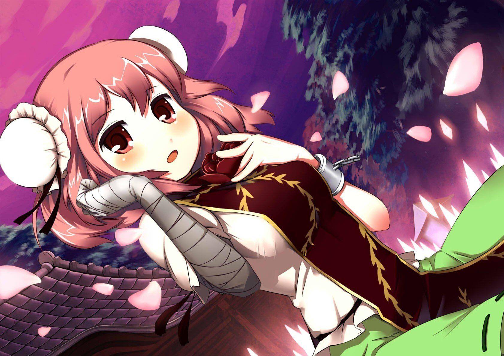 Video games Touhou hair bun Ibaraki Kasen Chinese clothes