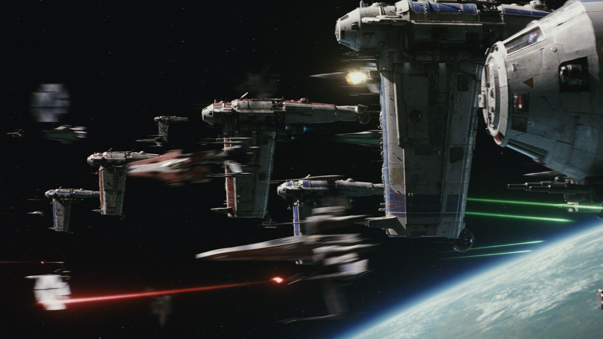 Star Wars the Last Jedi Starship War. Wallpaper