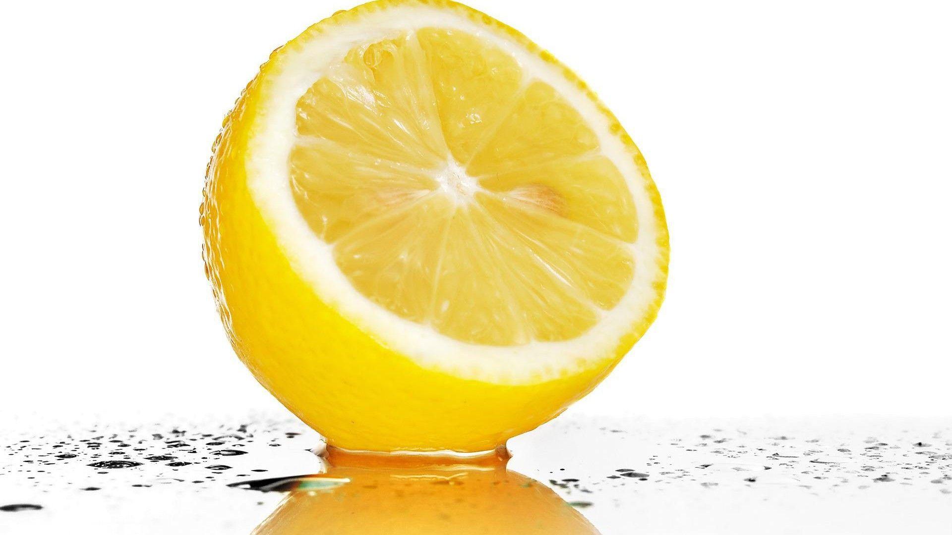 Fruits water drops lemons wallpaperx1080