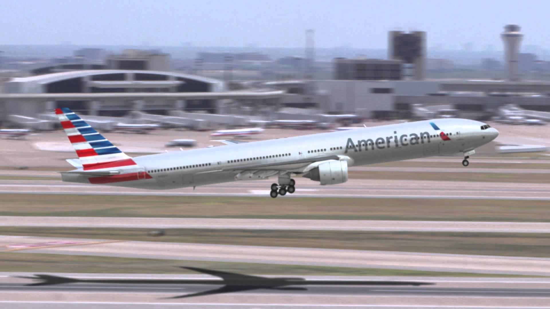 American Airlines New Livery On The 777 300ER