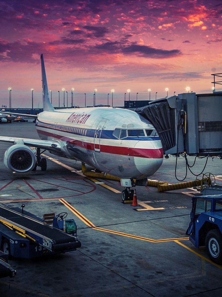 American Airlines Passenger Jet iPad mini wallpaper