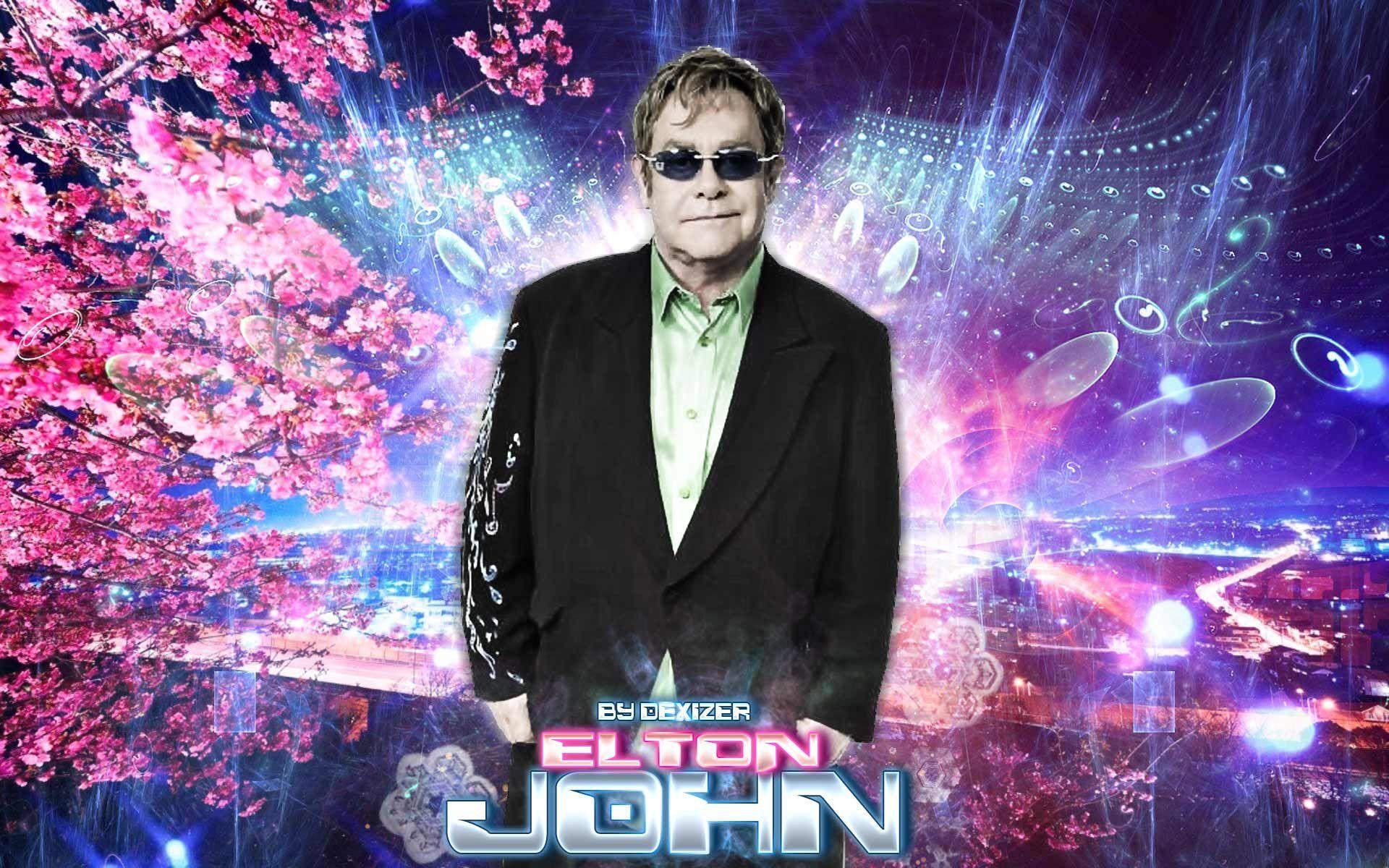 ELTON JOHN rock pop glam classic piano wallpaperx1200