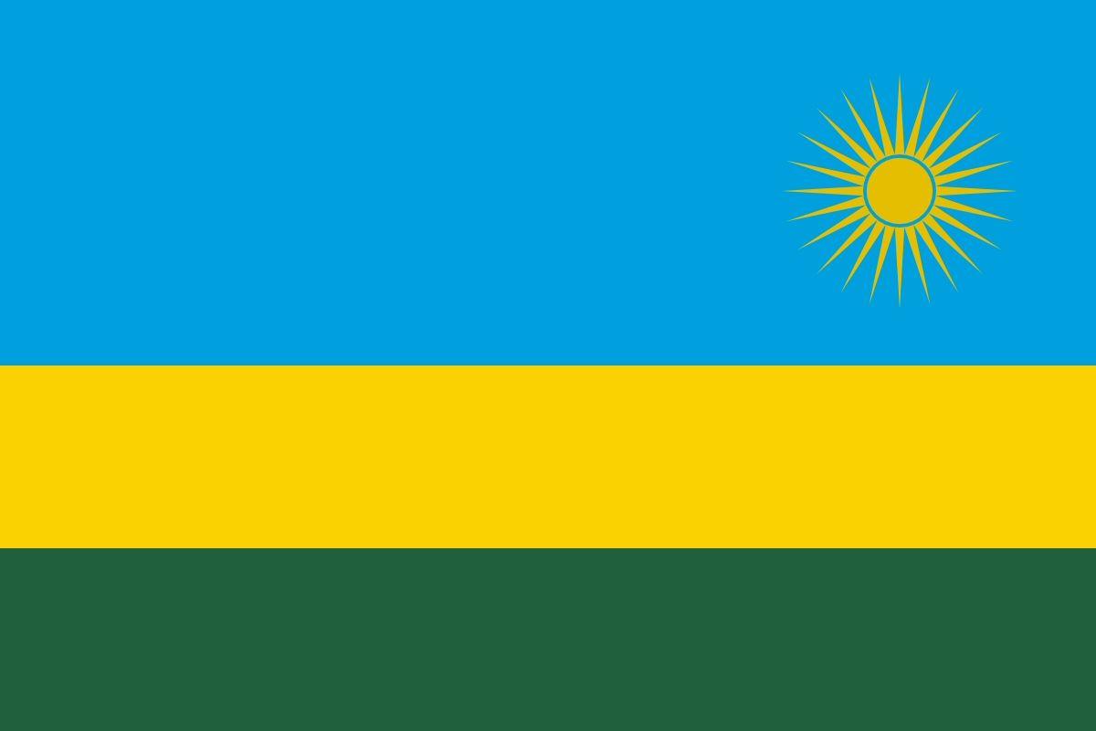 Free Rwanda Flag Image: AI, EPS, GIF, JPG, PDF, PNG