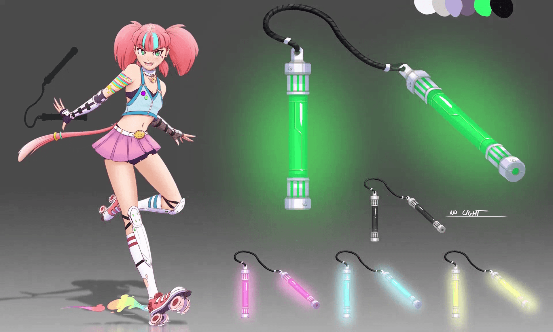 Neon Katt. She was so stinkin' sassy and cute! Never miss a beat