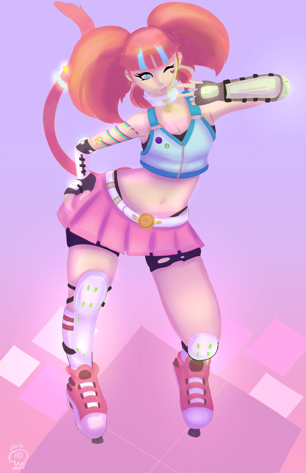 Neon Katt By Okami Sama