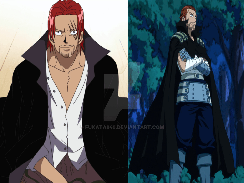 Shanks vs Gildarts Clive