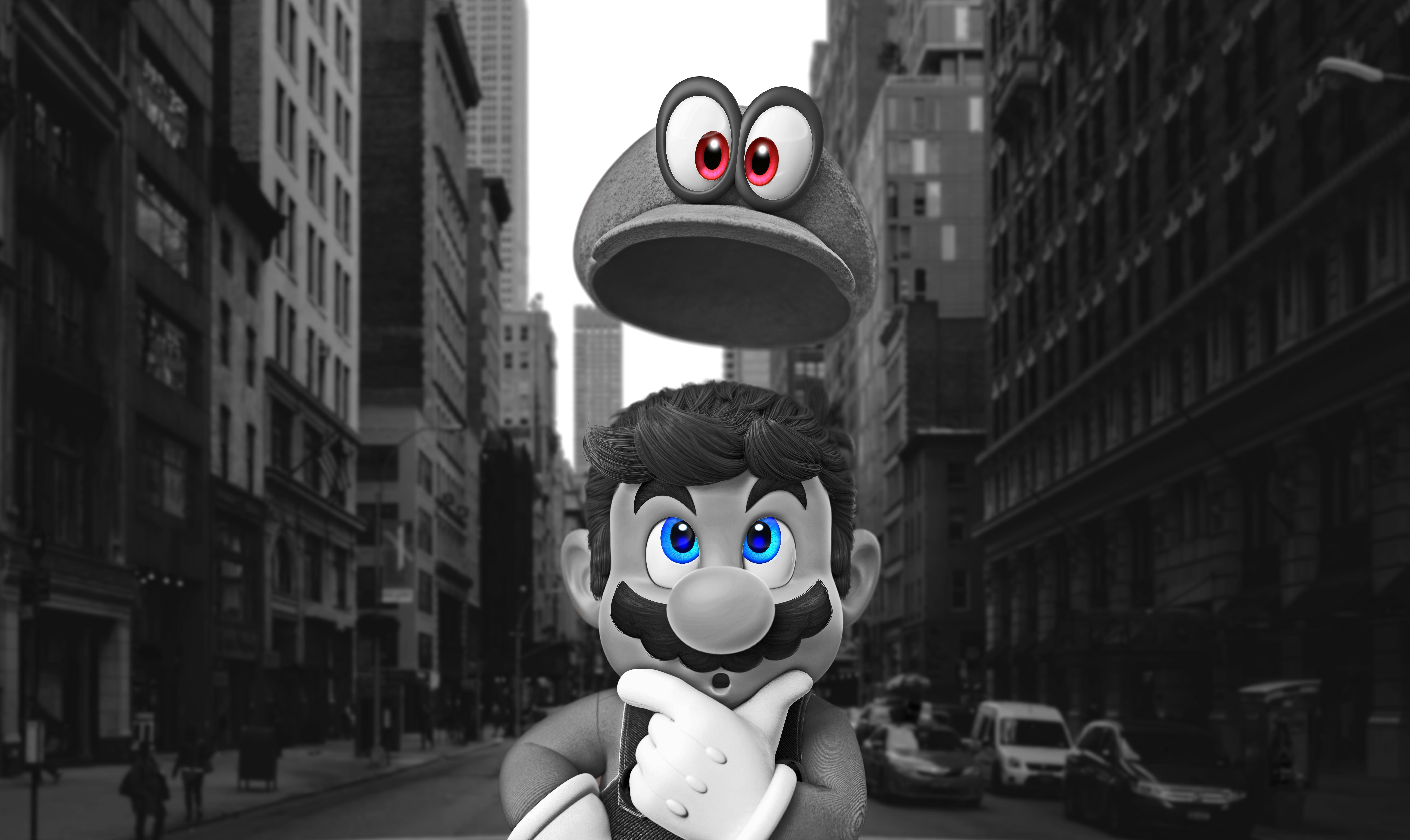 Saw Mario Odyssey and made a few Wallpaper