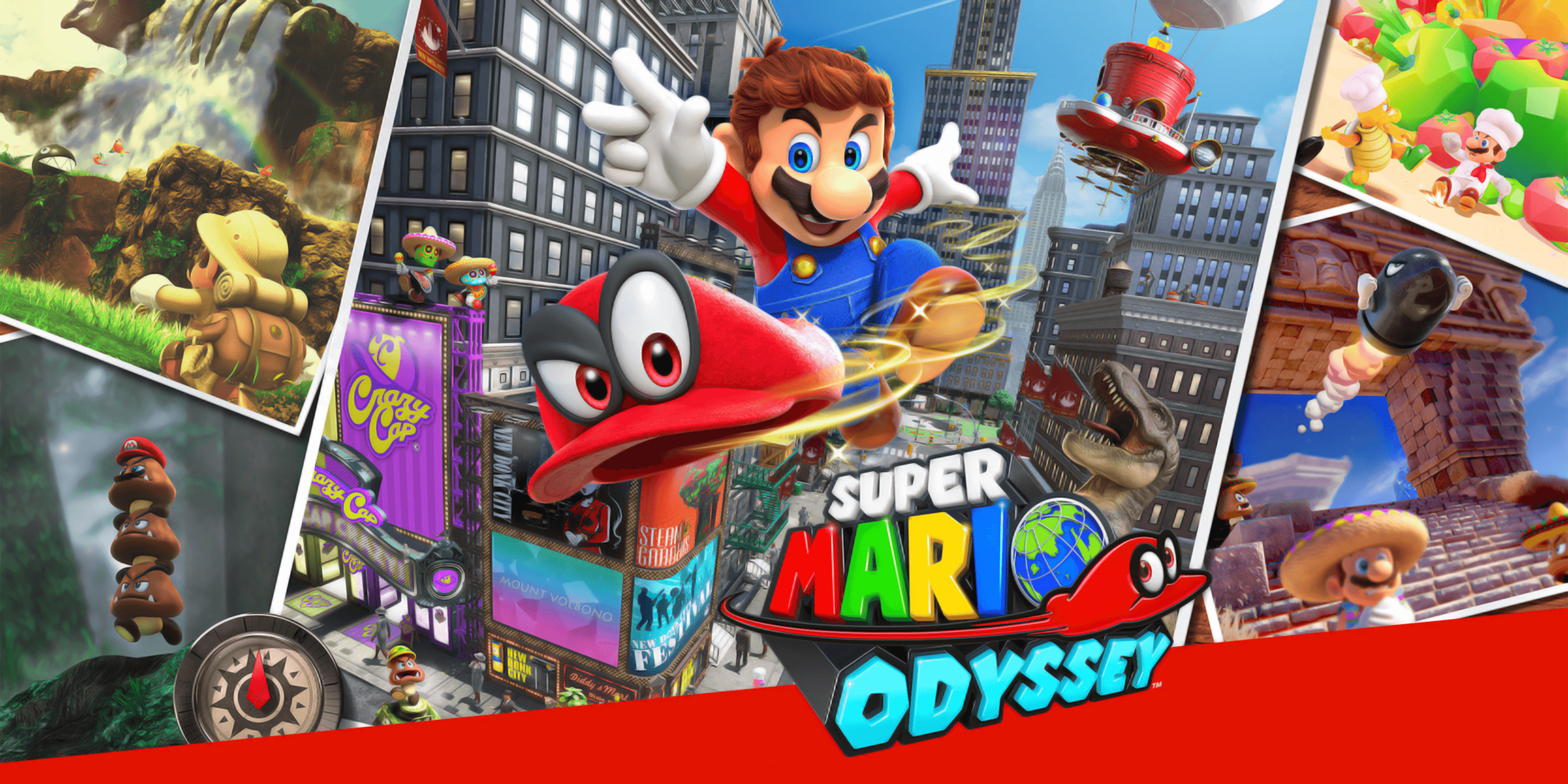 Super Mario Odyssey Full HD Wallpaper and Backgroundx1667