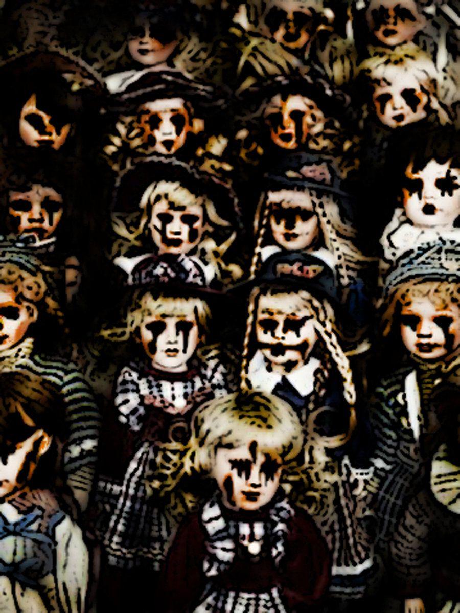 Desktop Wallpaper Scary Dolls