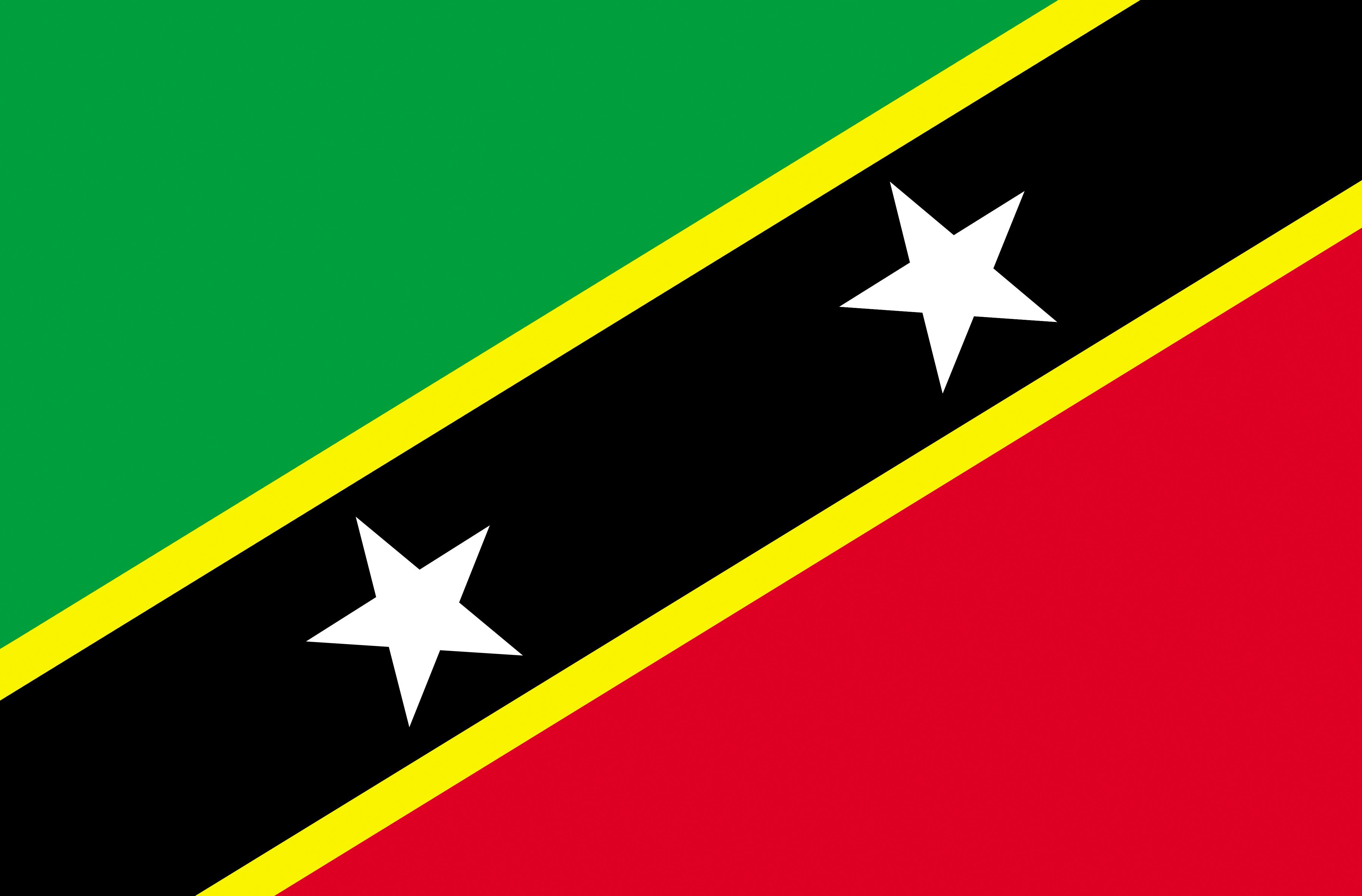 Saint Kitts and Nevis Flag Stripes 4569x3006