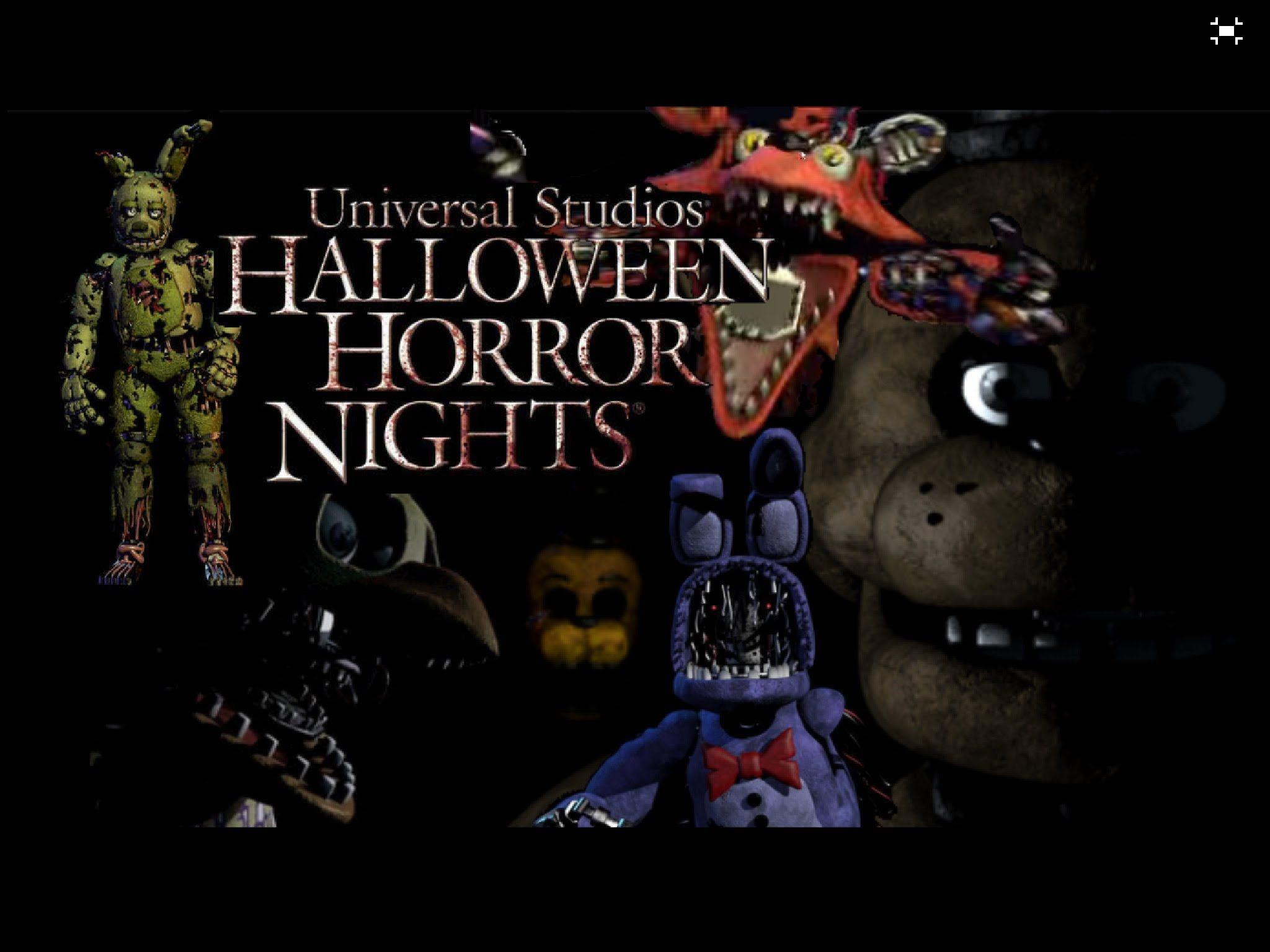Five Nights At Freddy's Halloween Horror Nights (Photoshop)