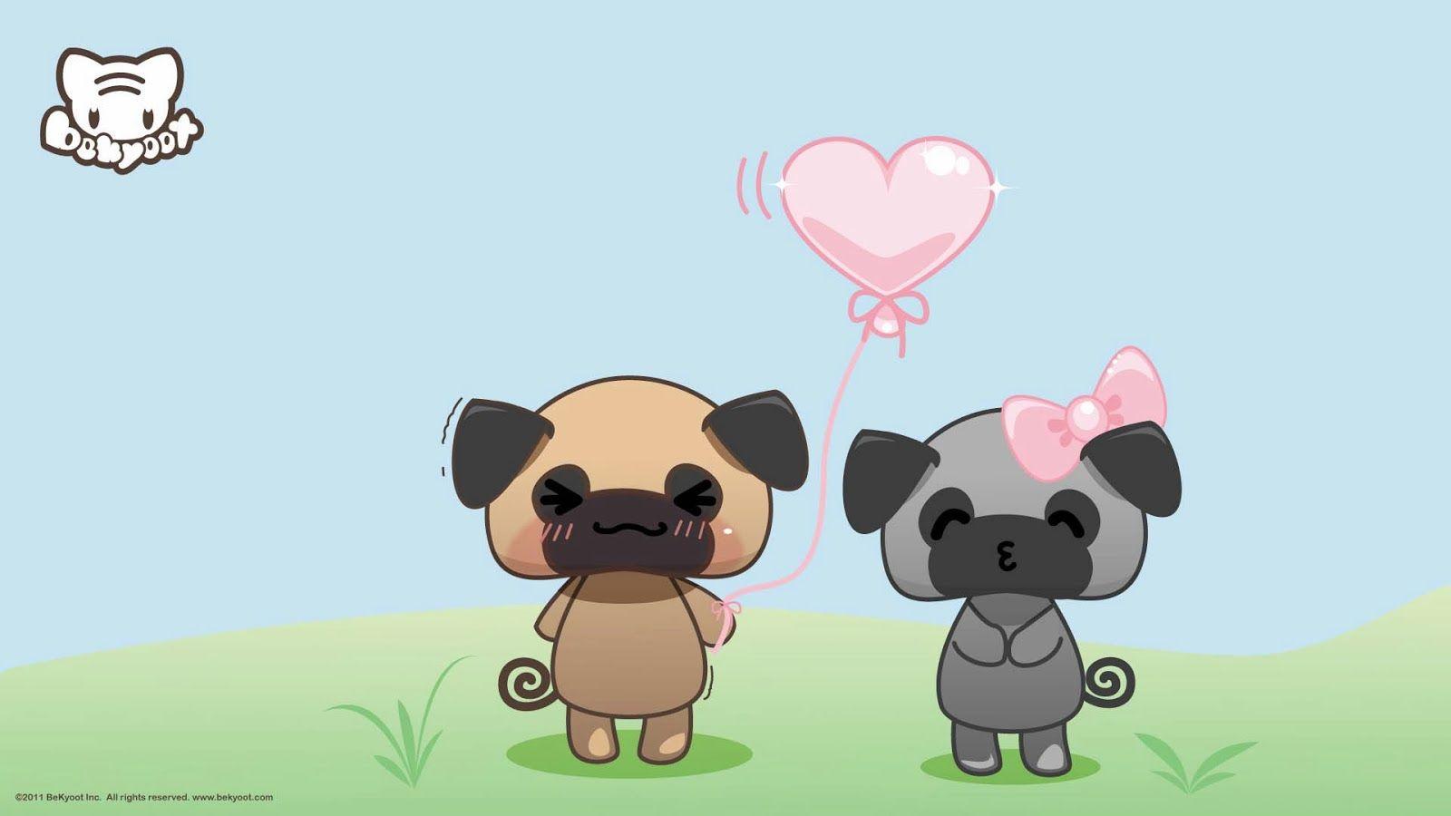 Cute Pug Puppies Wallpaper image. Free HD Wallpaper