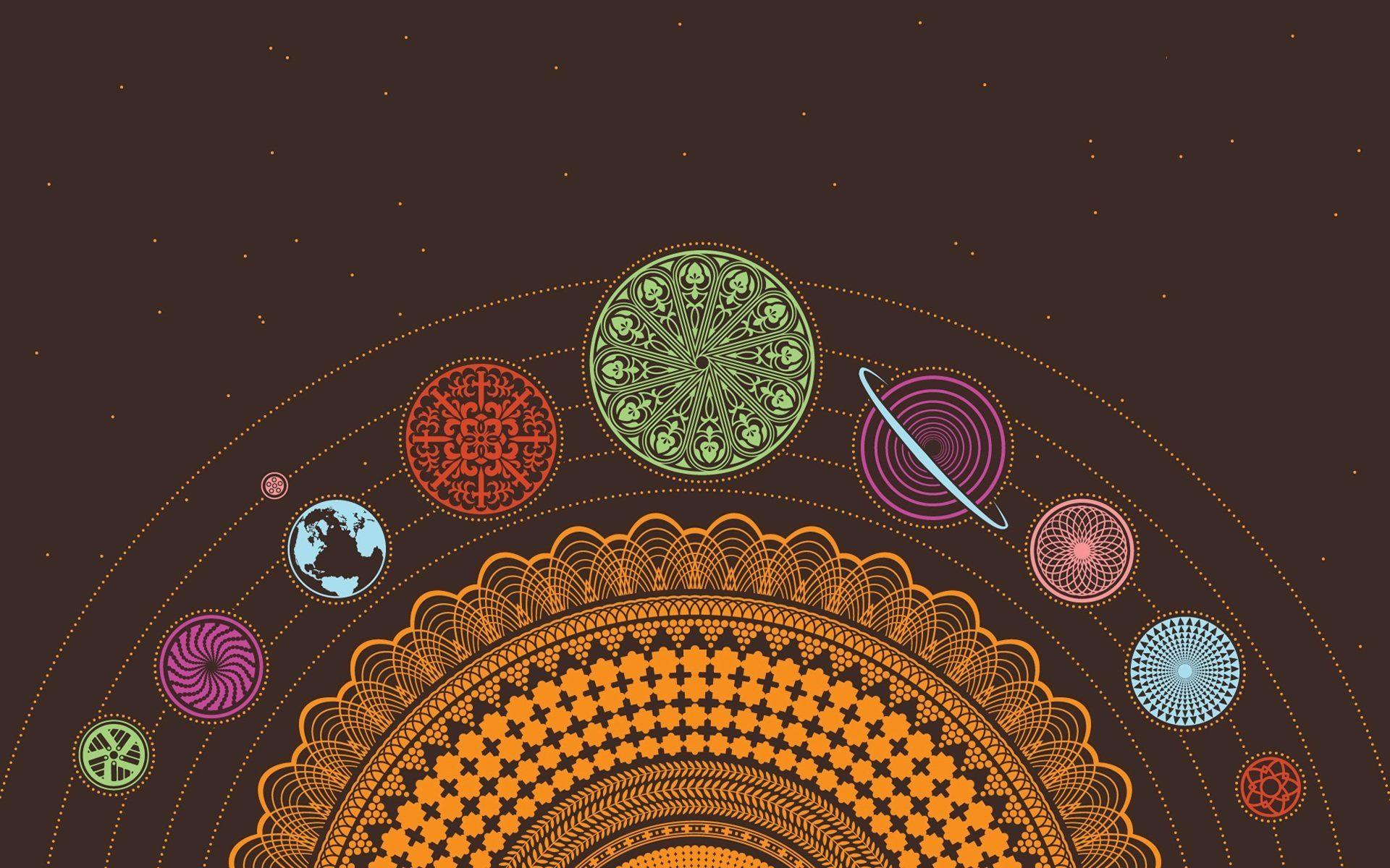 Artistic Solar System
