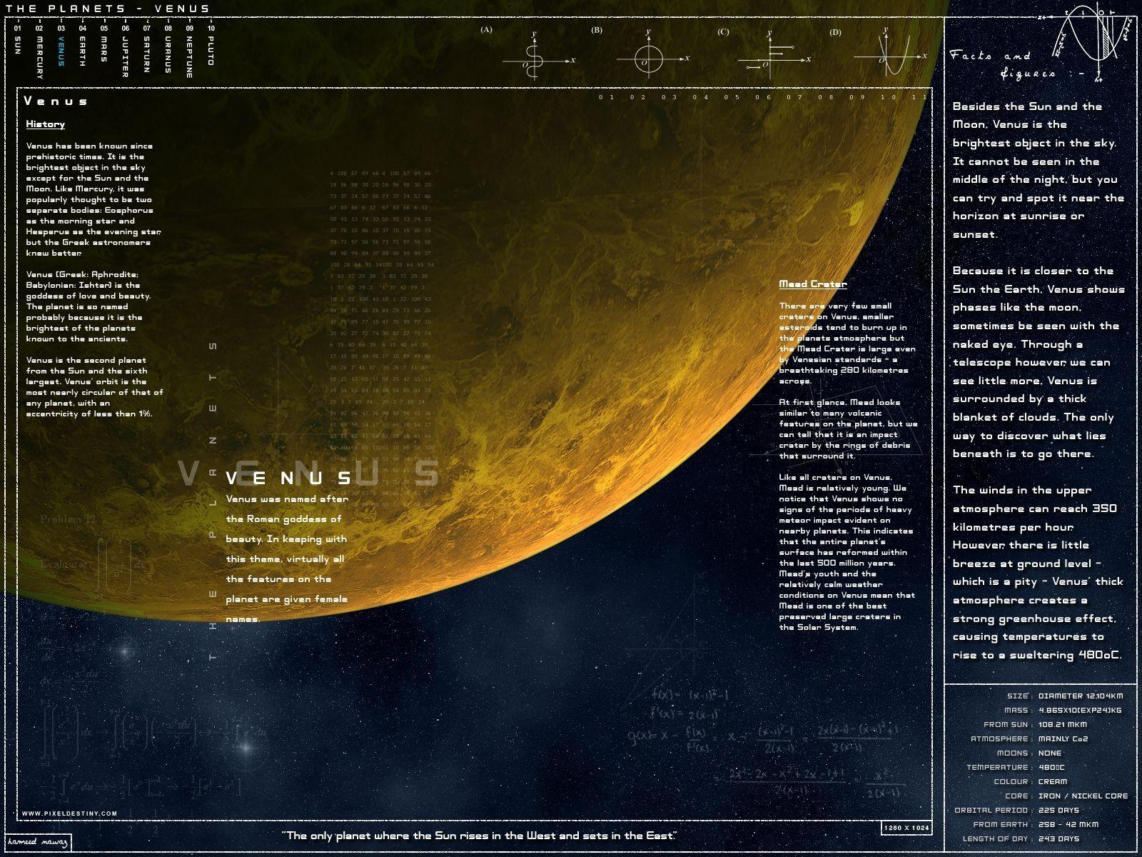 Desktop picture of venus the planet