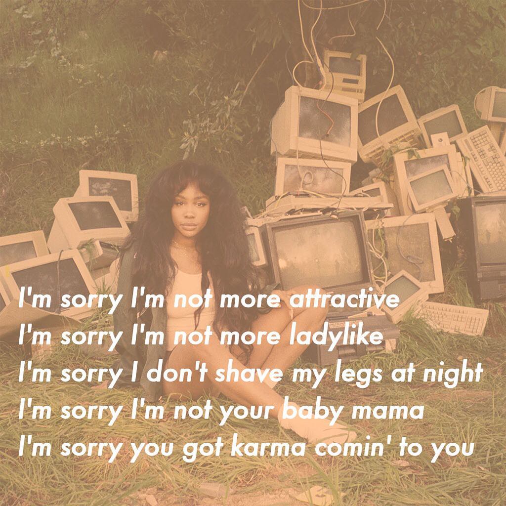 Lyrics by SZA from the song Aftermath. Quoteworthy