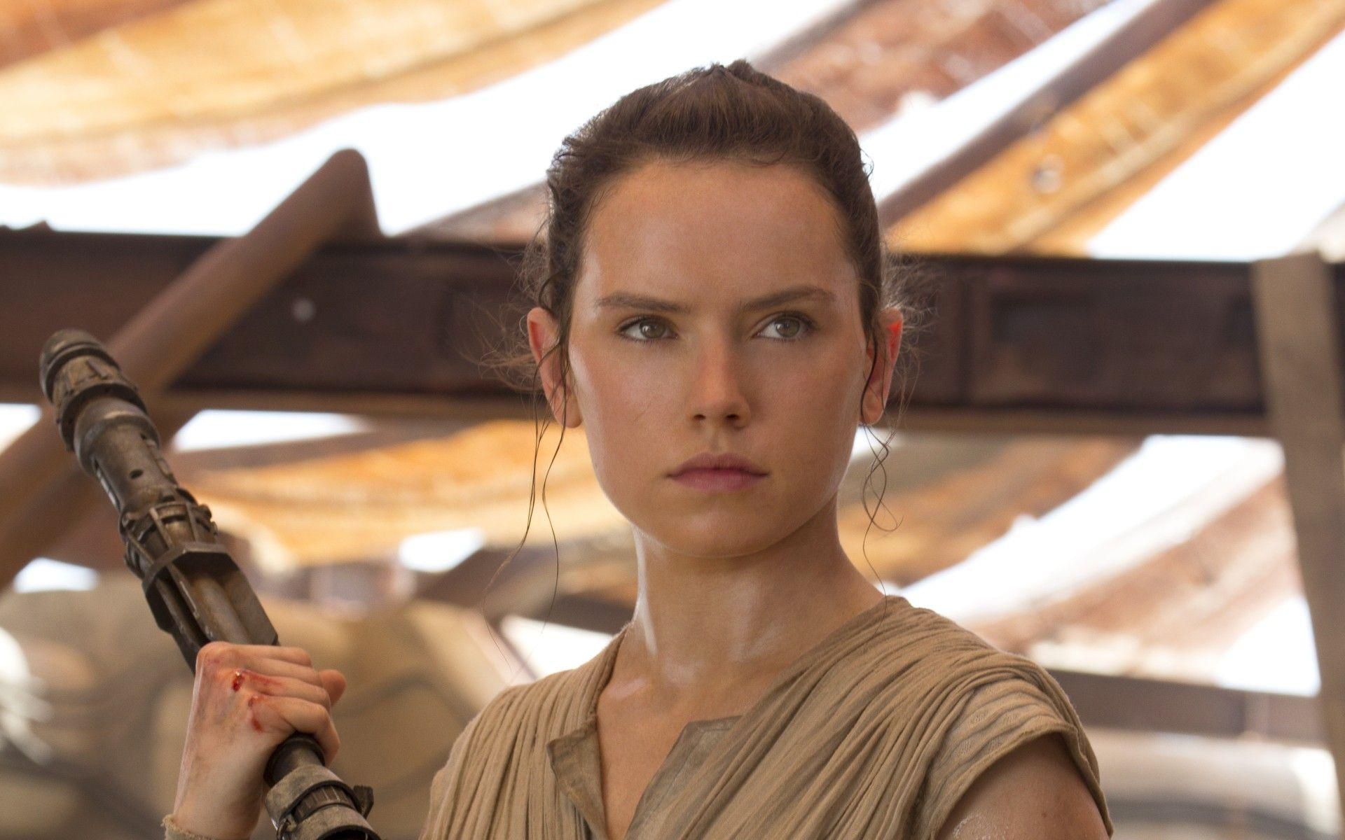 Wallpaper Daisy Ridley, Rey, Star Wars: The Force Awakens, 4K