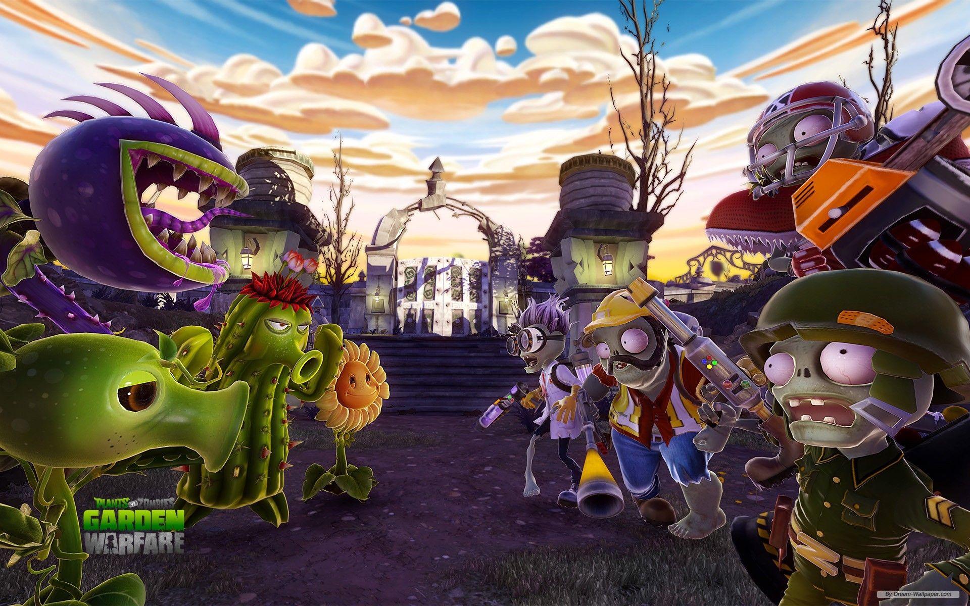 Free Wallpaper Game wallpaper vs Zombies Garden