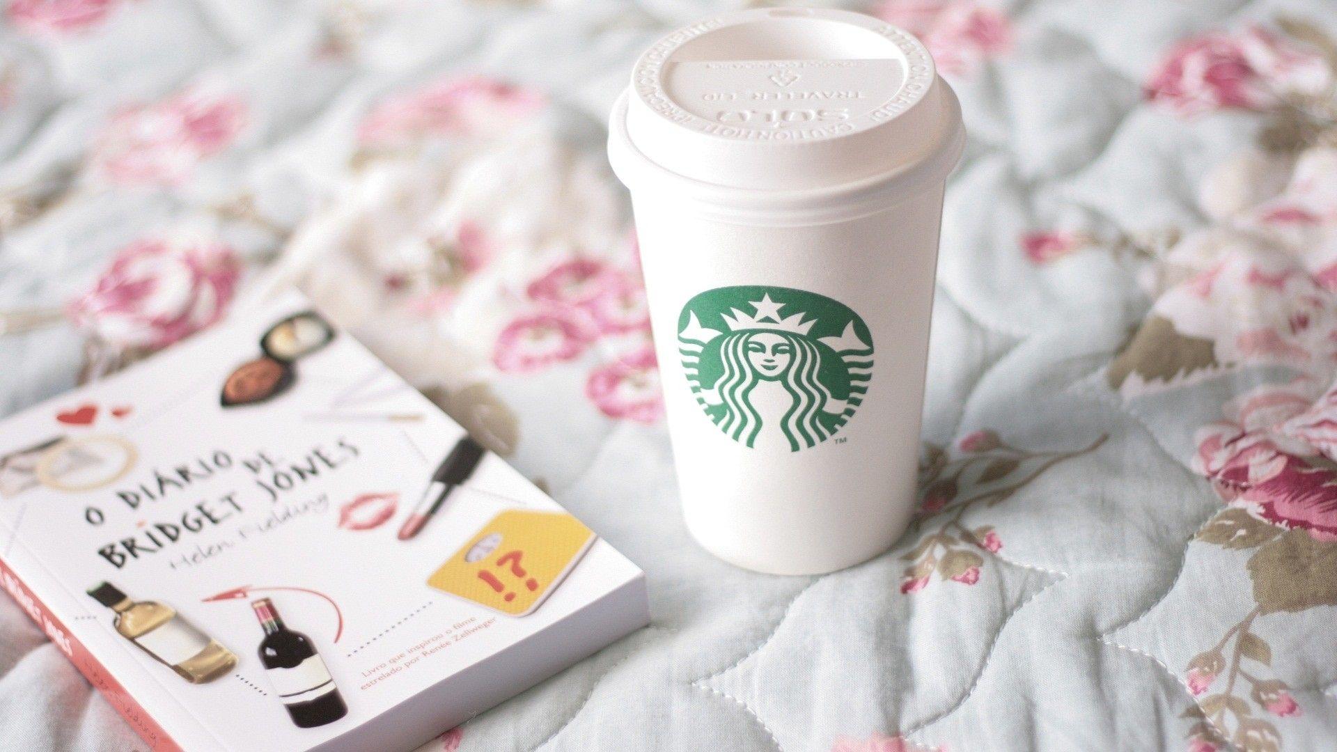 Wallpaper Coffee, Starbucks, Book, Bed linen, Mood HD, Picture, Image