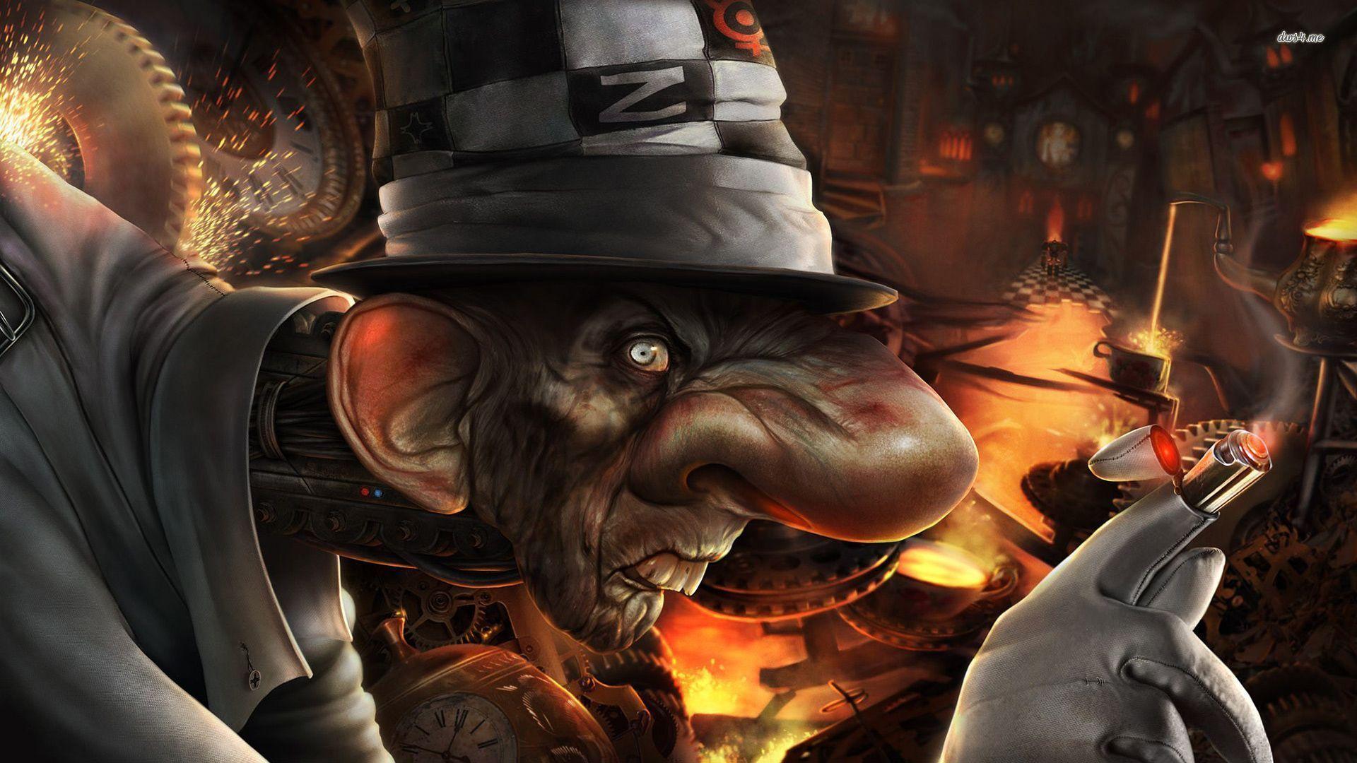 Alice: Madness Returns wallpaper - The Mad Hatter - Inmates run