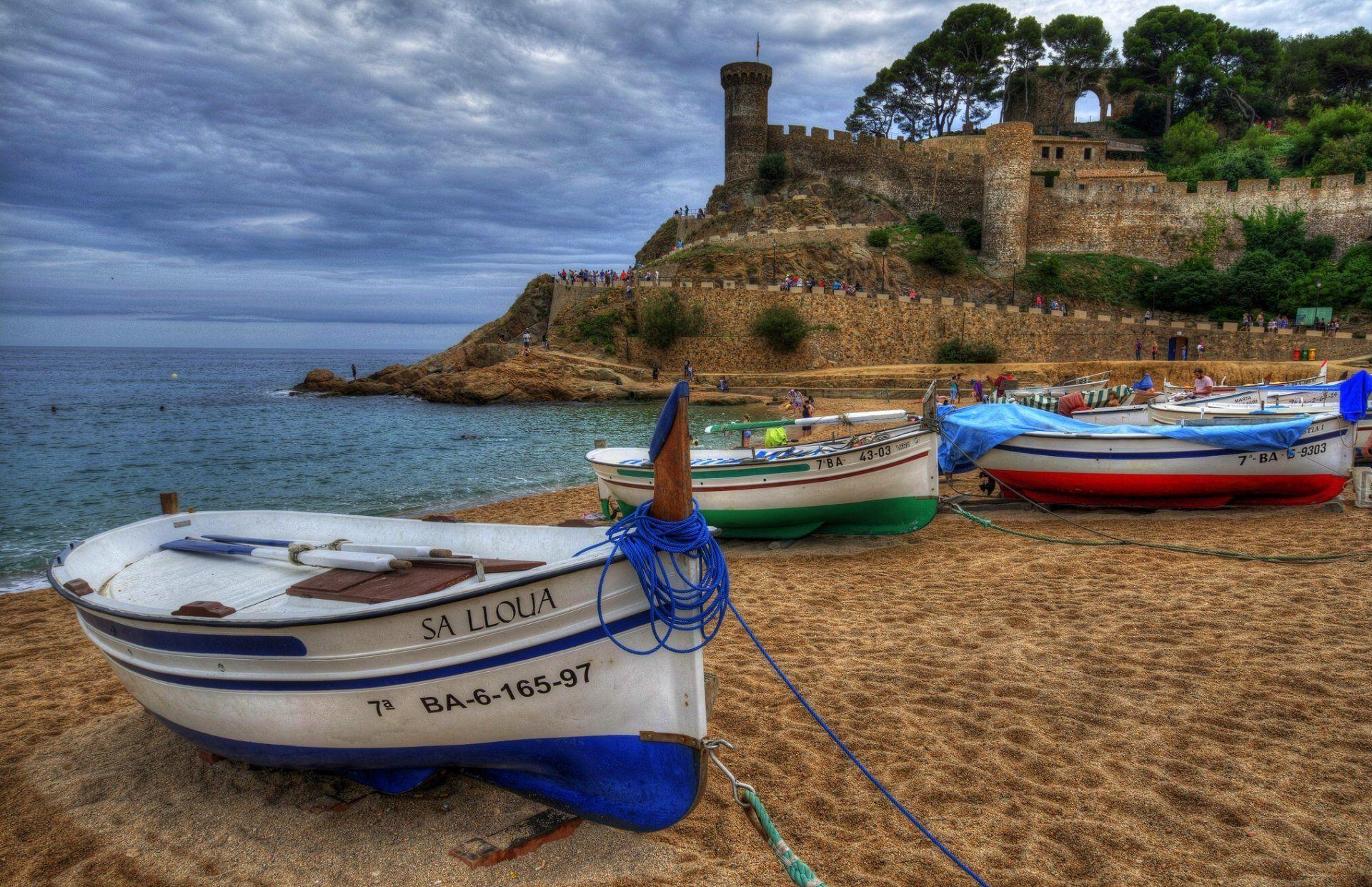 tossa de mar girona catalonia spain costa brava vila vella