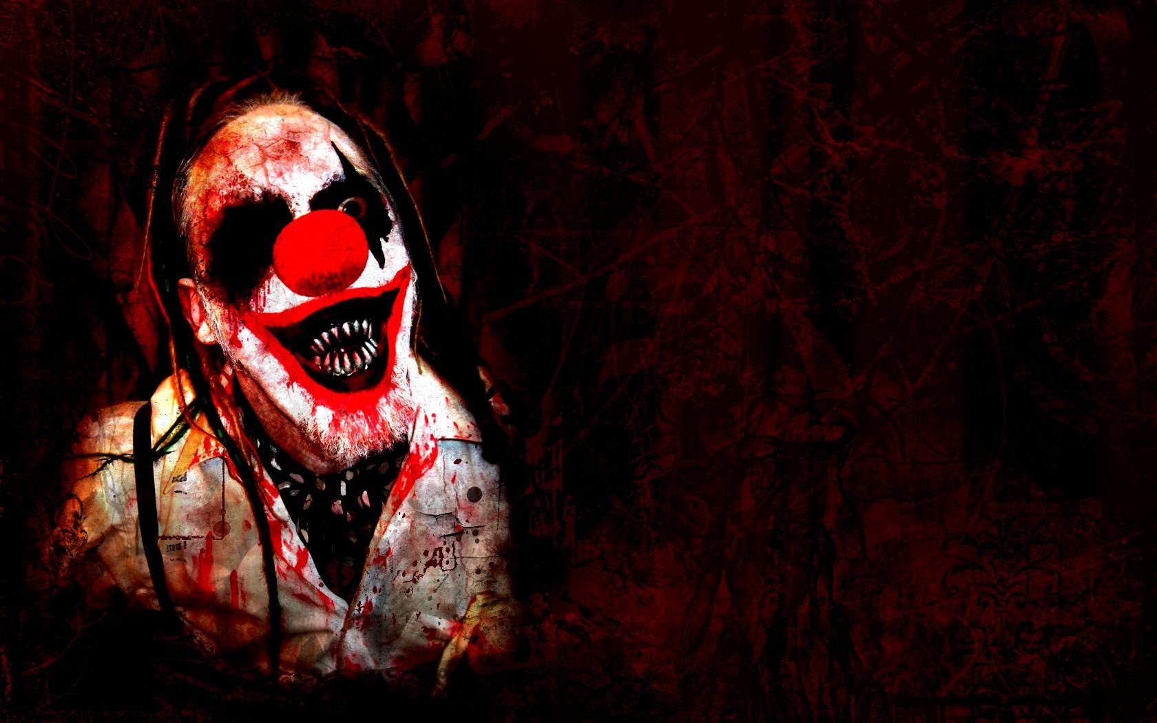 Scary Clown Wallpaper Desktop Background Pic. Clowning Around