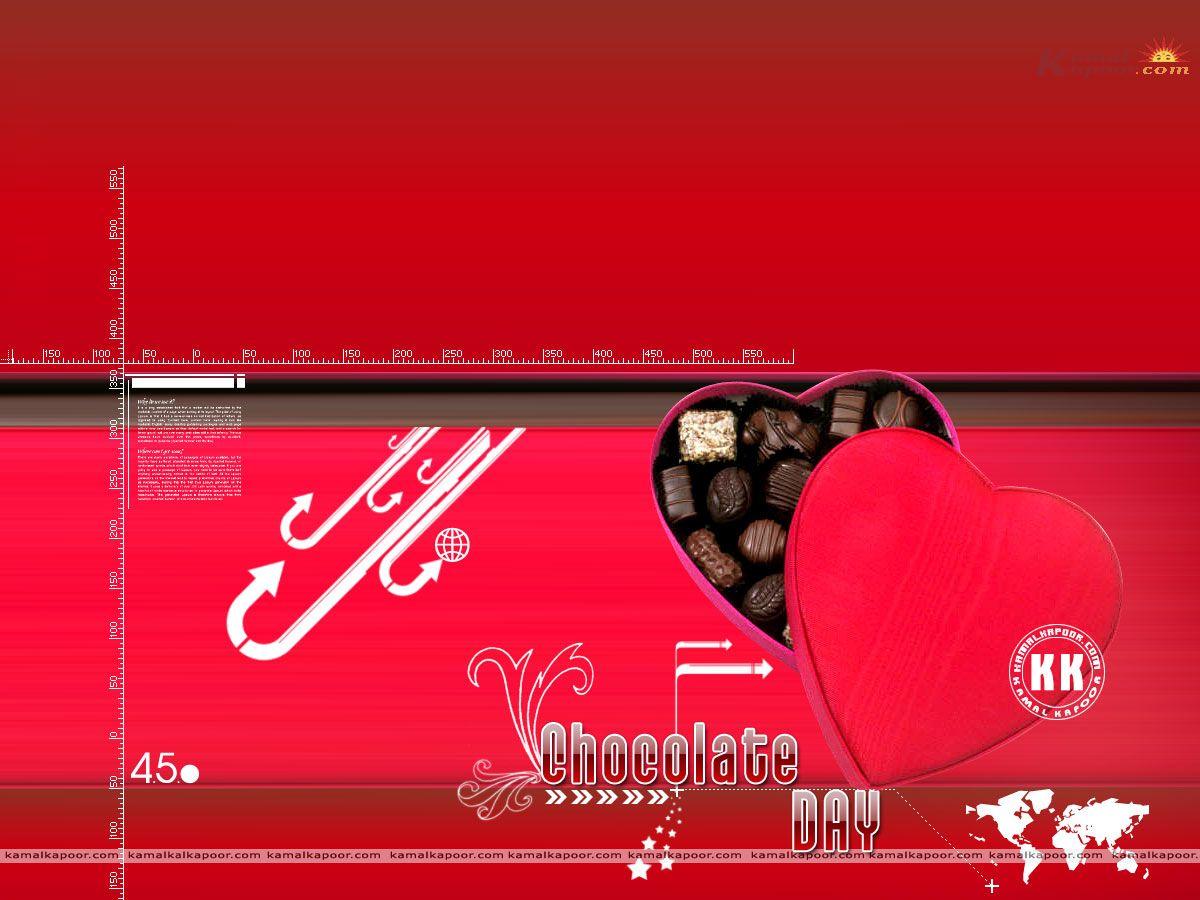 Chocolate Day Wallpaper, Chocolate Day Wishes Wallpaper, Sweet