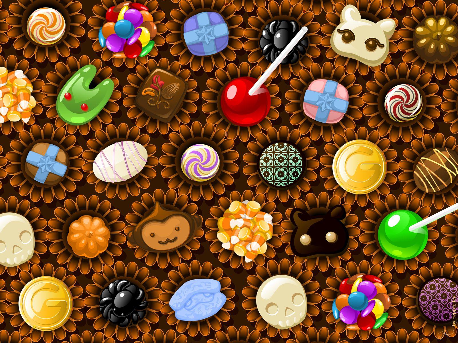 Gaia Wallpaper: Wall Of Candy By Pepper Tea