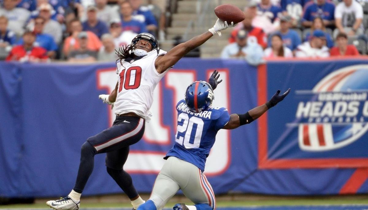 DeAndre Hopkins puts a nasty move on DeAngelo Hall