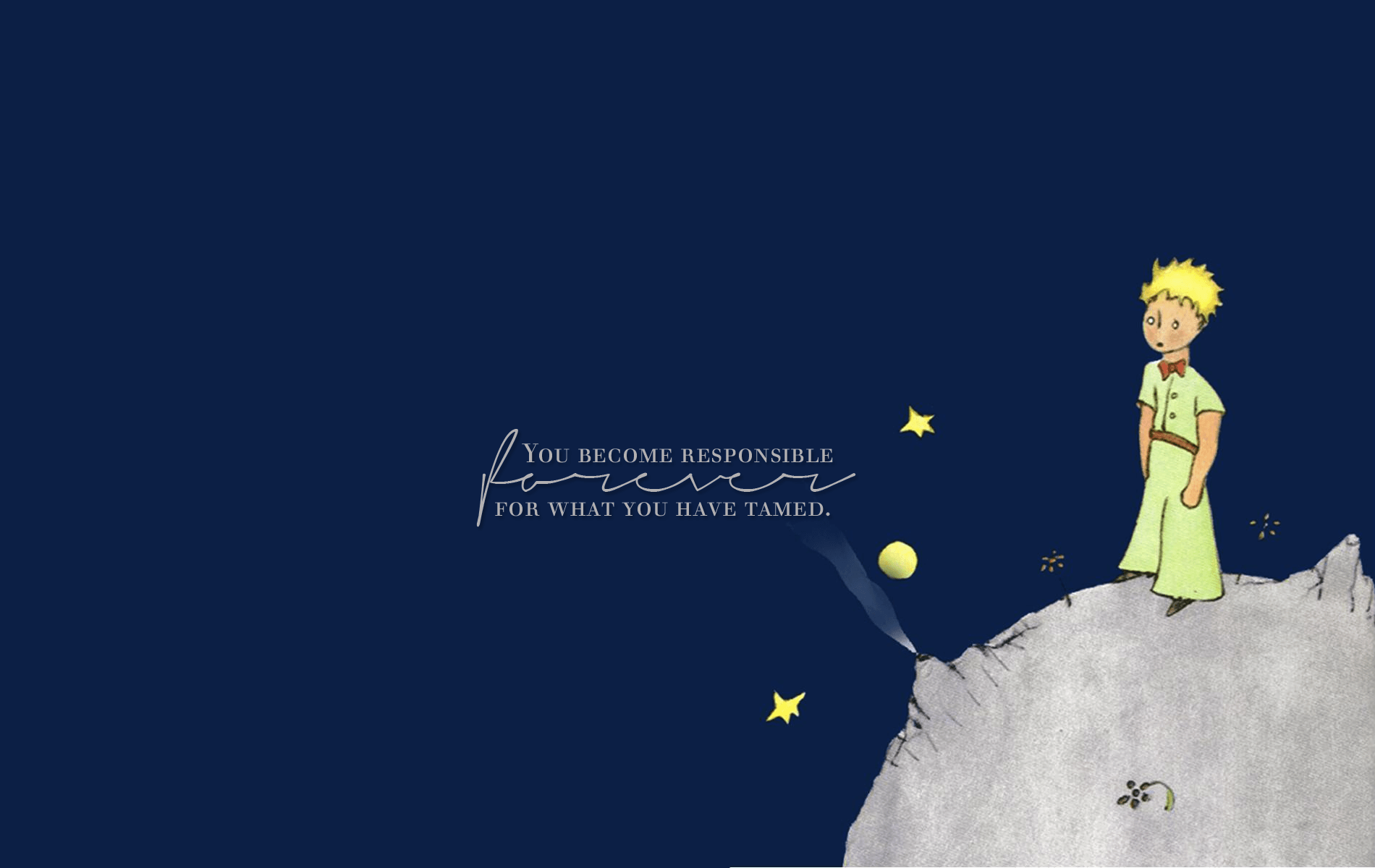 The Little Prince Book Wallpaper. BOOK MARKS. Quote
